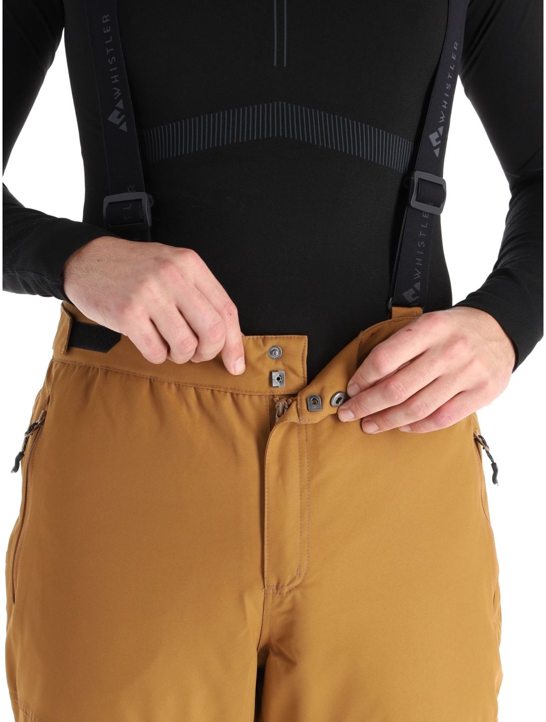 Whistler, Drizzle pantalones de esquí hombres Rubber marrón 