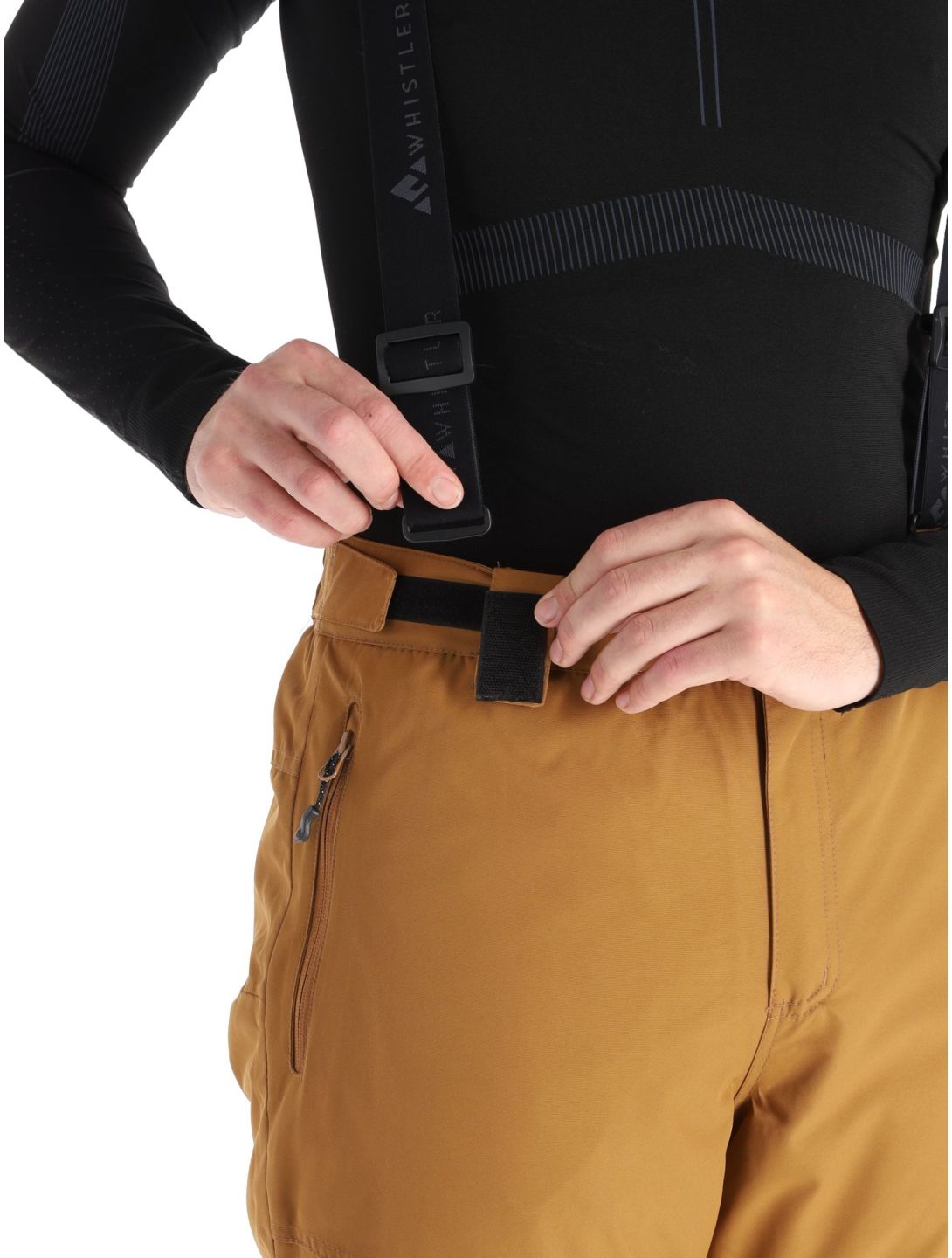 Whistler, Drizzle pantalones de esquí hombres Rubber marrón 