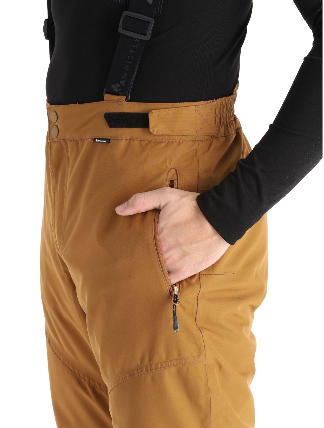 Whistler, Drizzle pantalones de esquí hombres Rubber marrón 