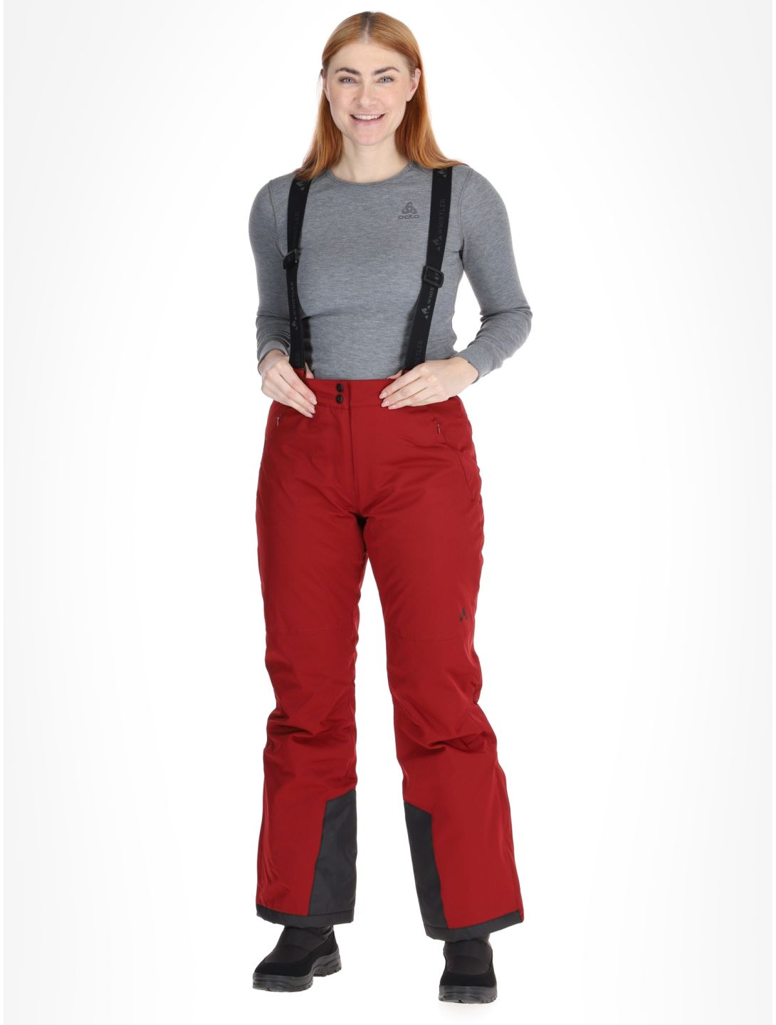 Whistler, Yarra pantalones de esquí mujeres Sun Dried Tomato rojo 