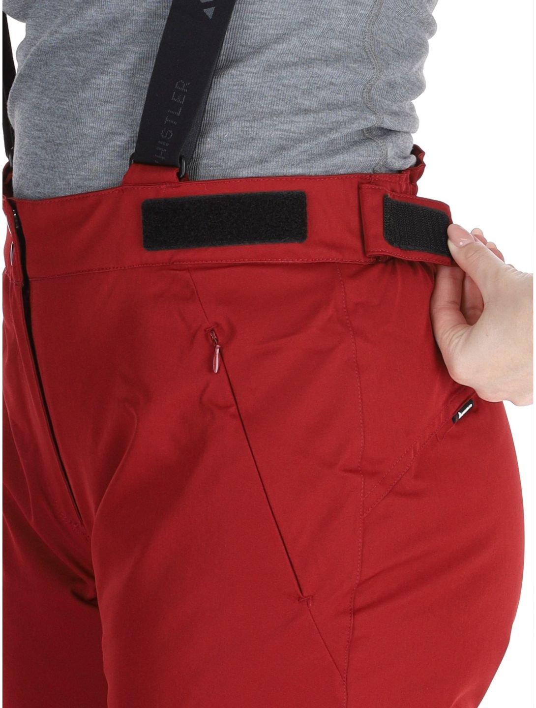 Whistler, Yarra pantalones de esquí mujeres Sun Dried Tomato rojo 