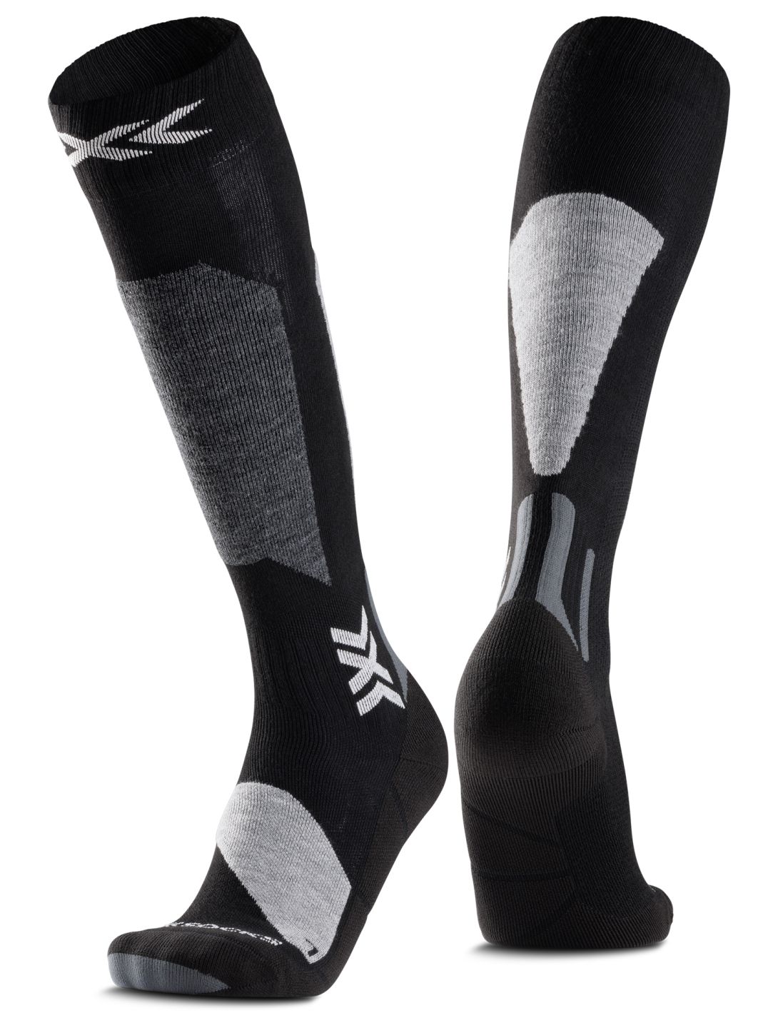 X-Socks, Ski Discover Otc calcetines de compresión hombres Black / Light Grey gris, negro 