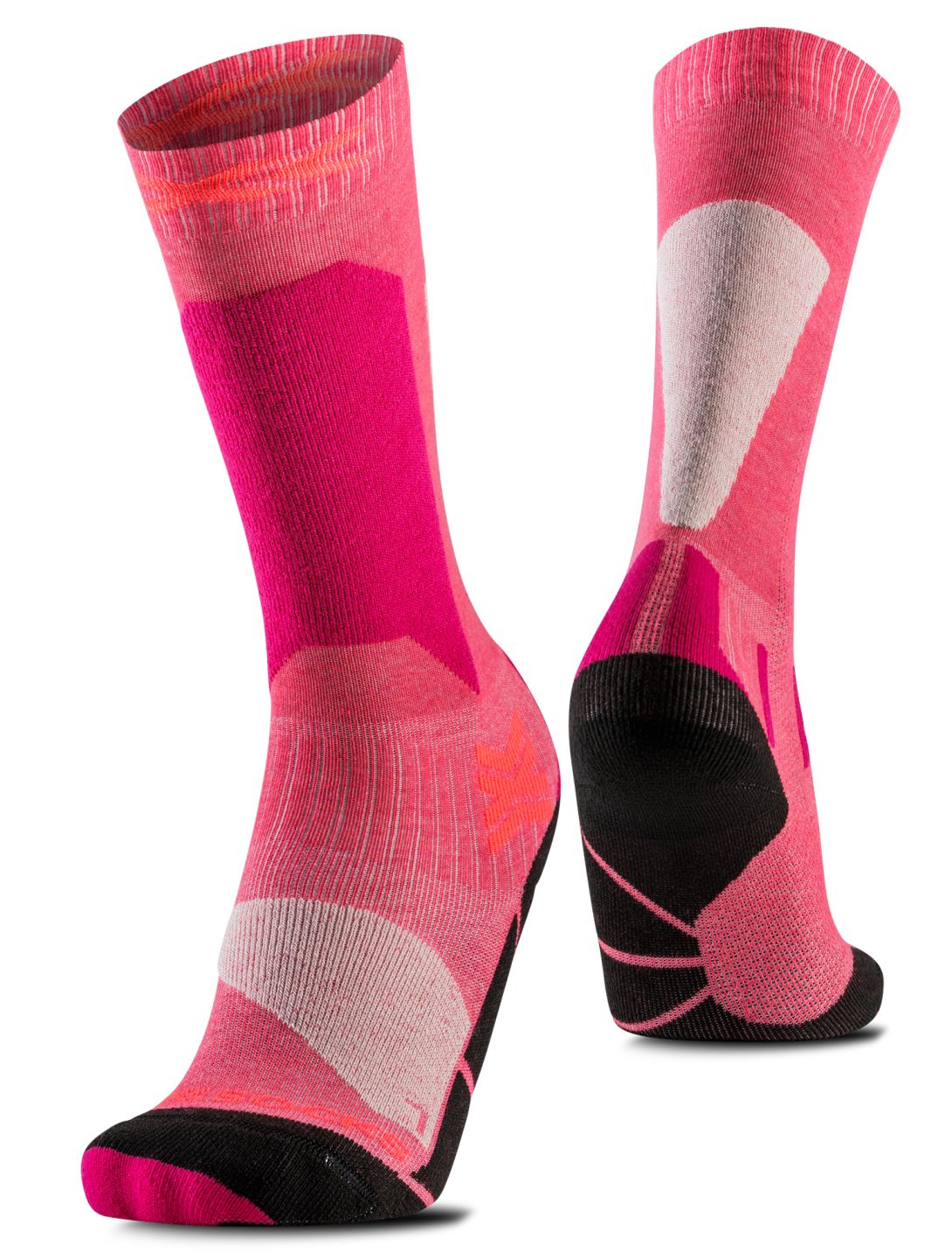 X-Socks, Ski Discover Otc calcetines de compresión niños Light Pink / Light Sand beige, rosa 