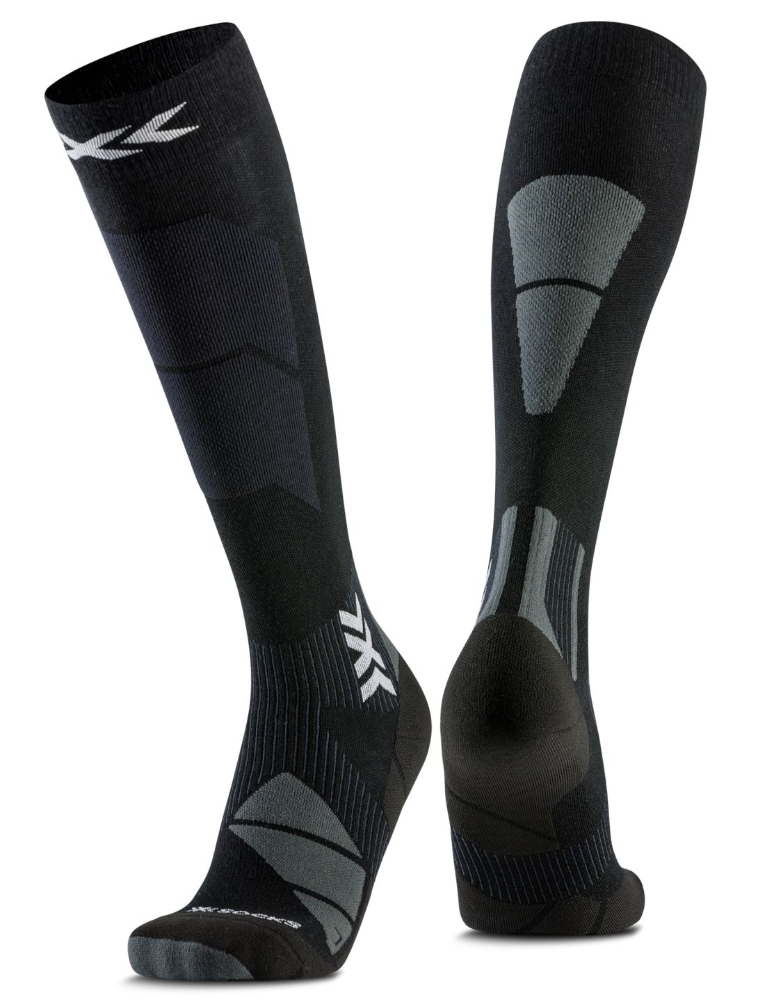 X-Socks, Ski Perform Merino Otc calcetines de compresión mujeres Black / Grey gris, negro 