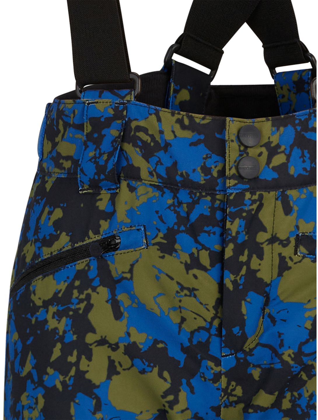 Ziener, Axi Junior pantalones de esquí niños Natural Camo azul, negro, verde 