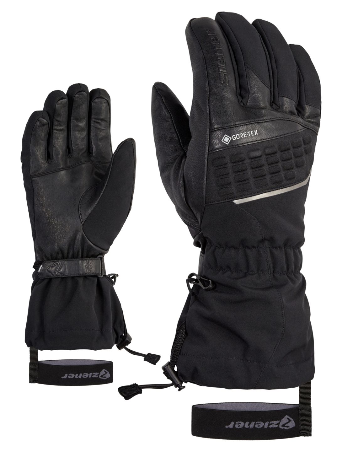 Ziener, Gastil GTX guantes de esquí hombres Black negro 