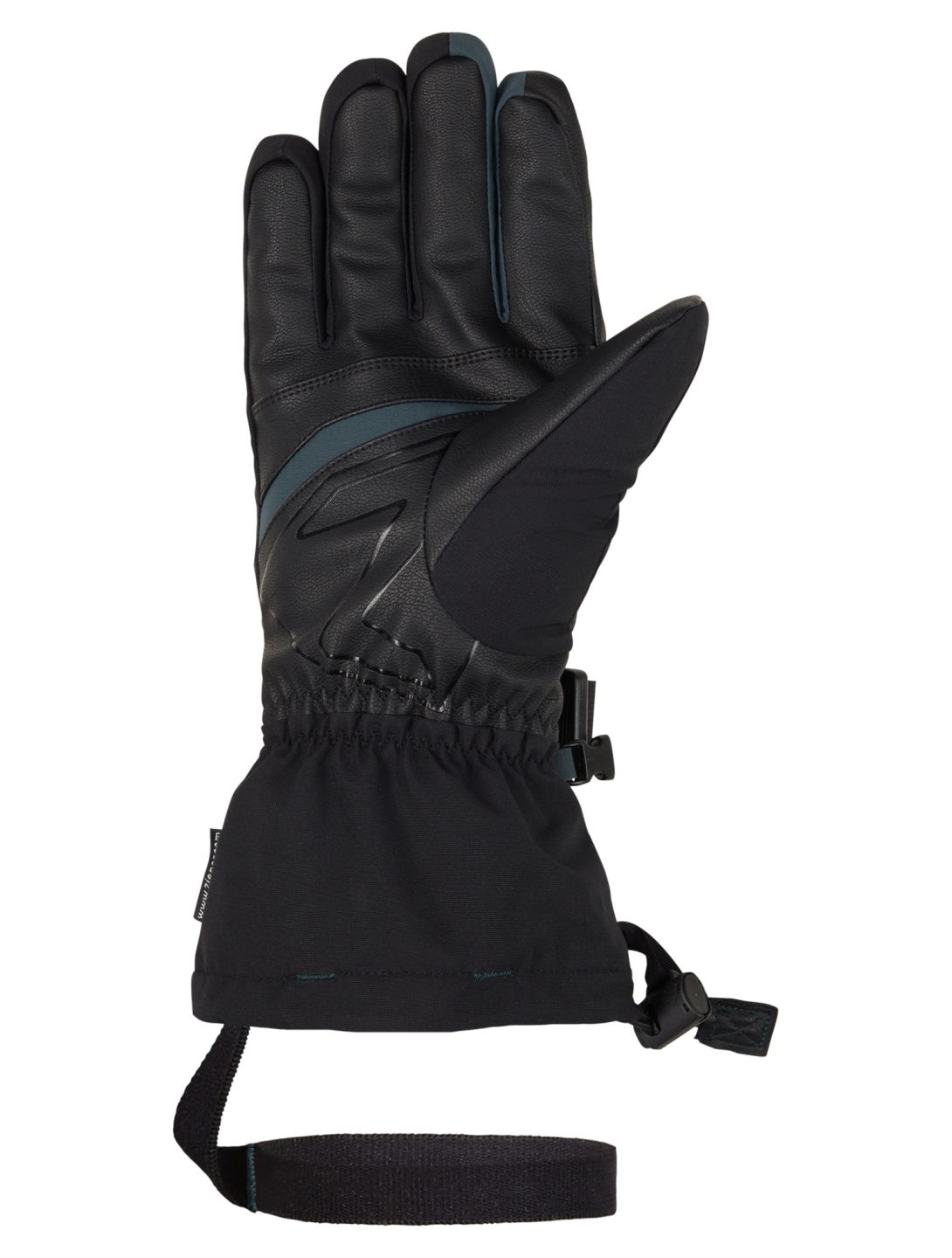 Ziener, Ghalion AS® guantes de esquí hombres Black Dark Jungle negro, verde 