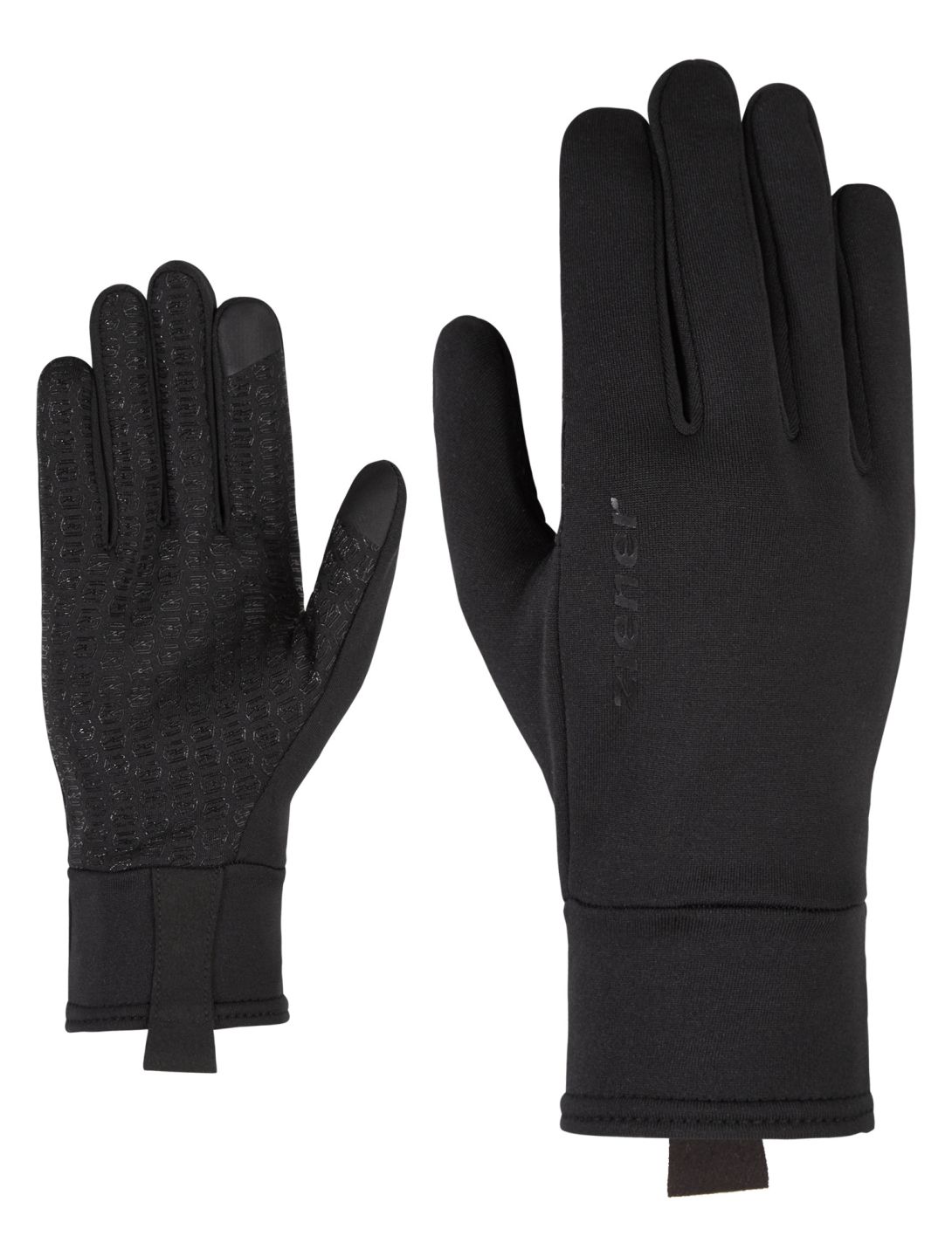 Ziener, Isanto TOUCH guantes de esquí hombres Black negro 