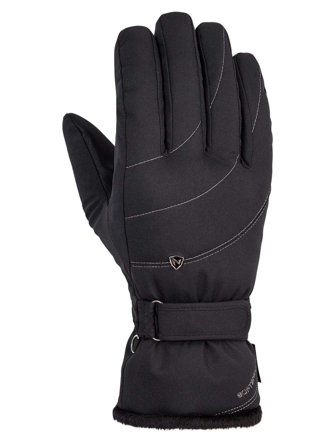 Ziener, Kahli PR Lady guantes de esquí mujeres Black negro 