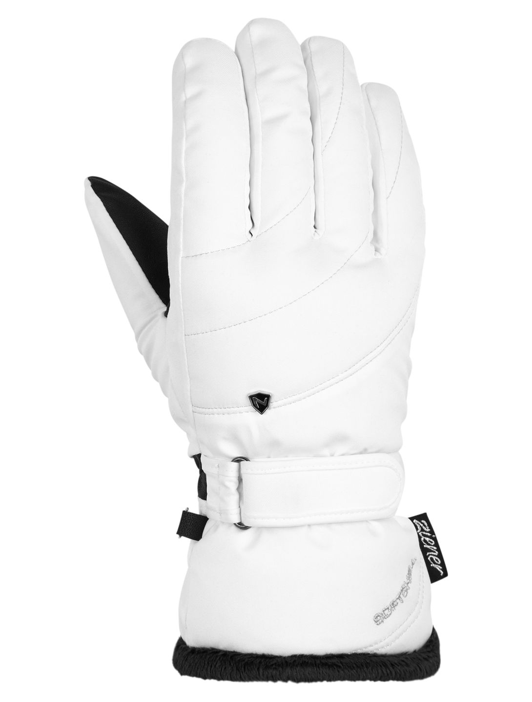 Ziener, Kahli PR Lady guantes de esquí mujeres White blanco 