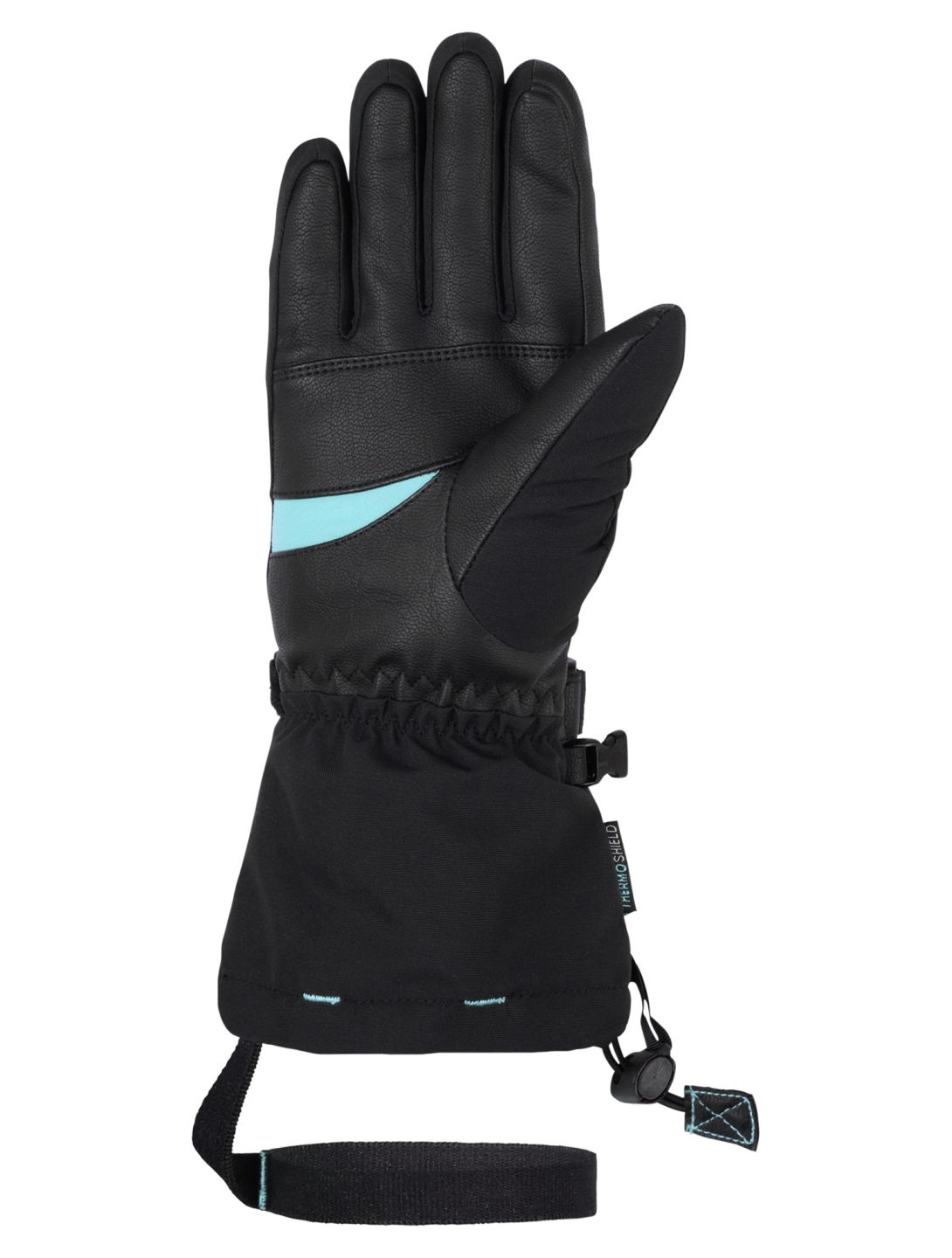 Ziener, Kalice AS® guantes de esquí mujeres Black River Blue azul 