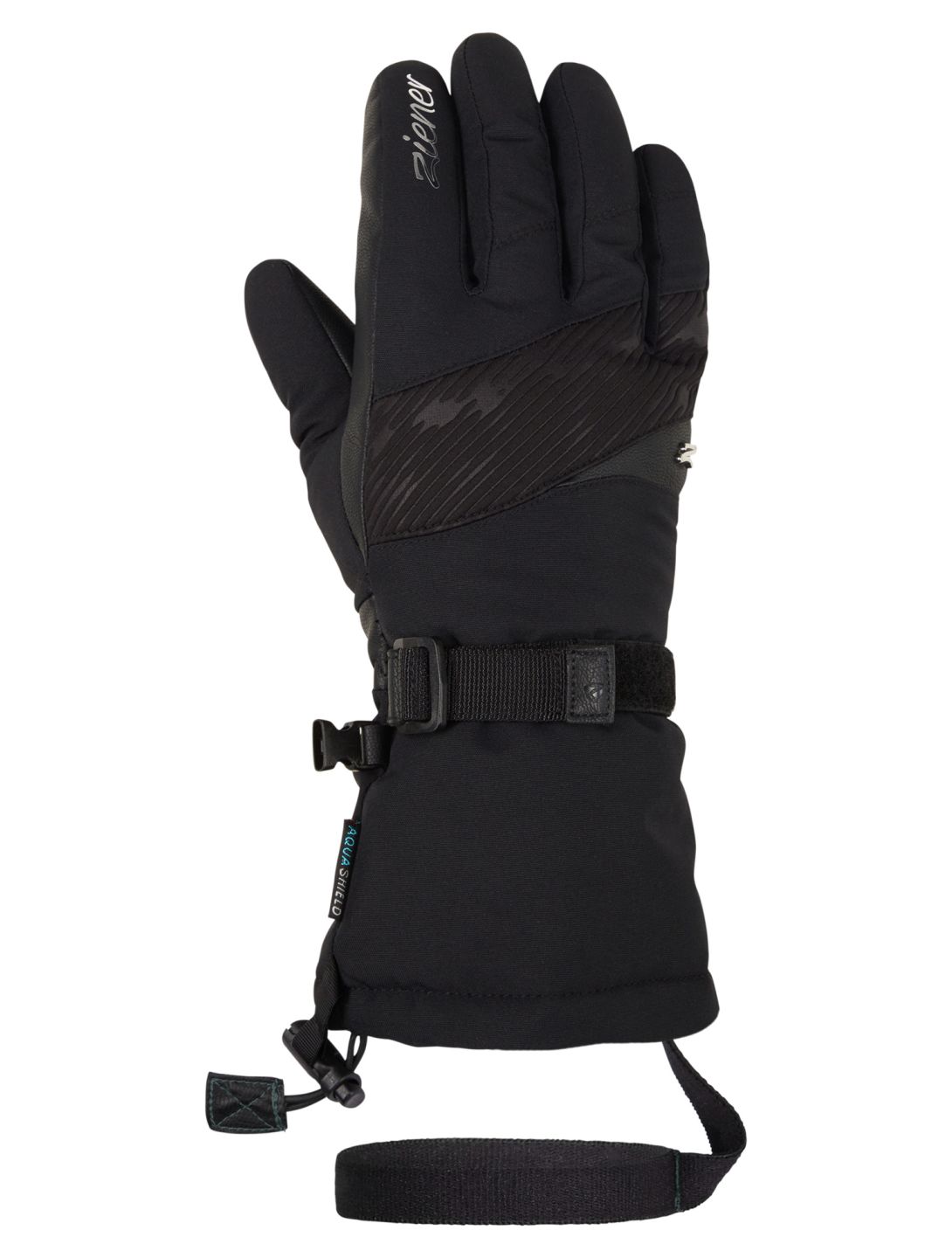 Ziener, Kalice AS® guantes de esquí mujeres Black negro 