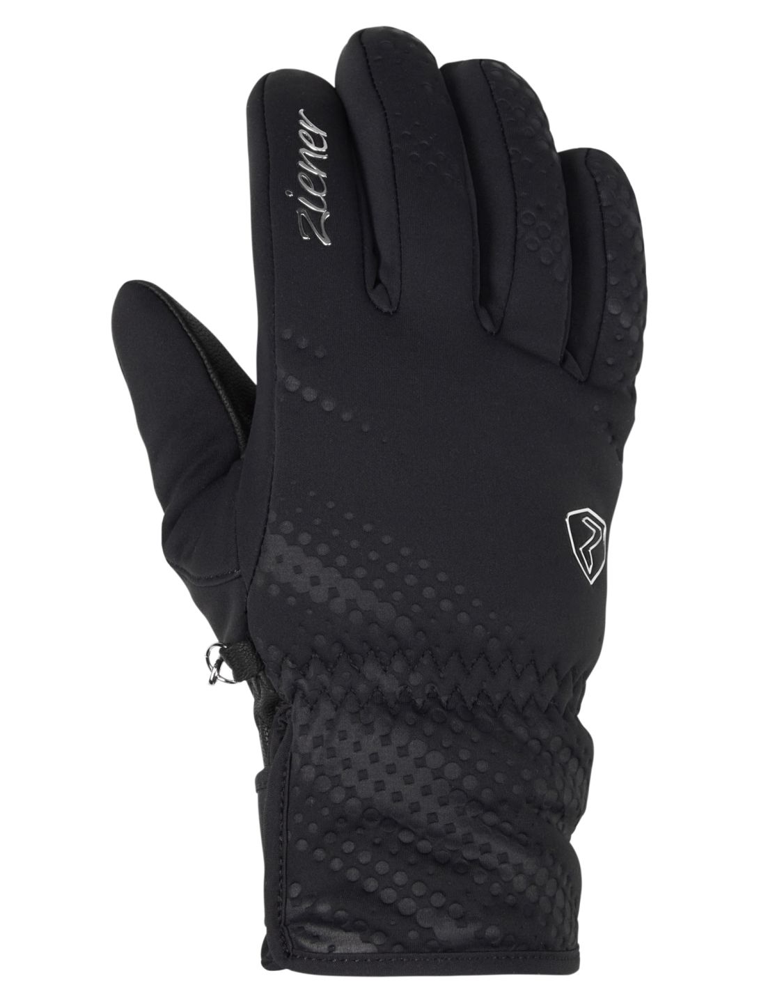 Ziener, Karoi WS PR guantes de esquí mujeres Black negro 