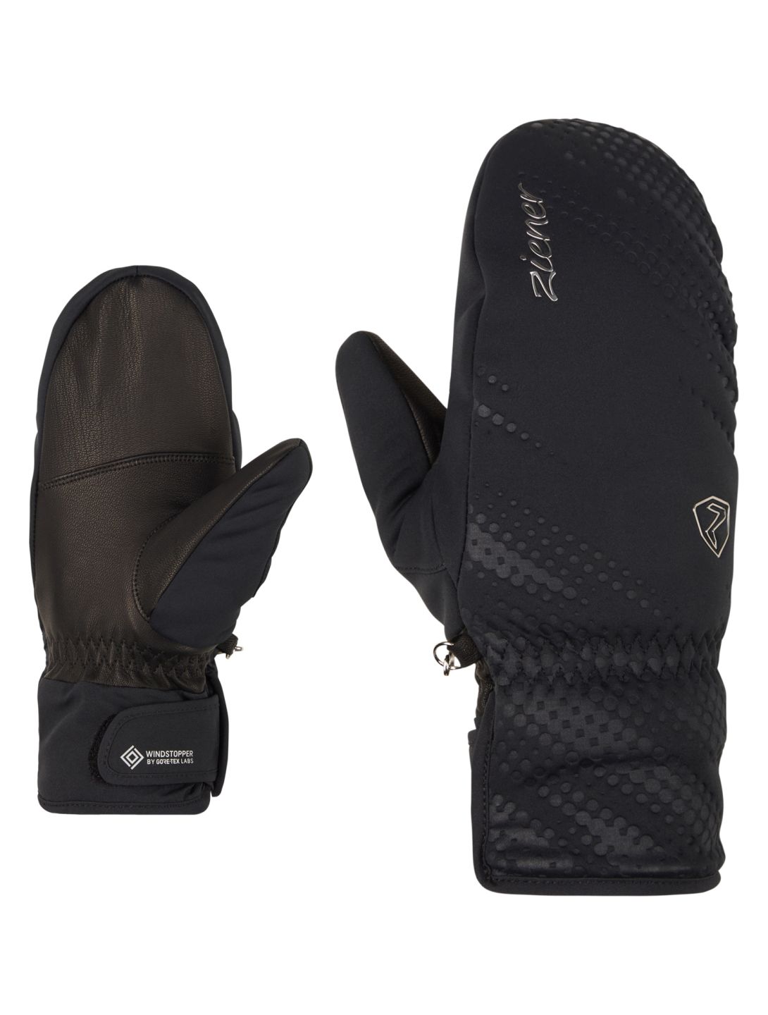 Ziener, Karoia WS PR guantes mujeres Black negro 