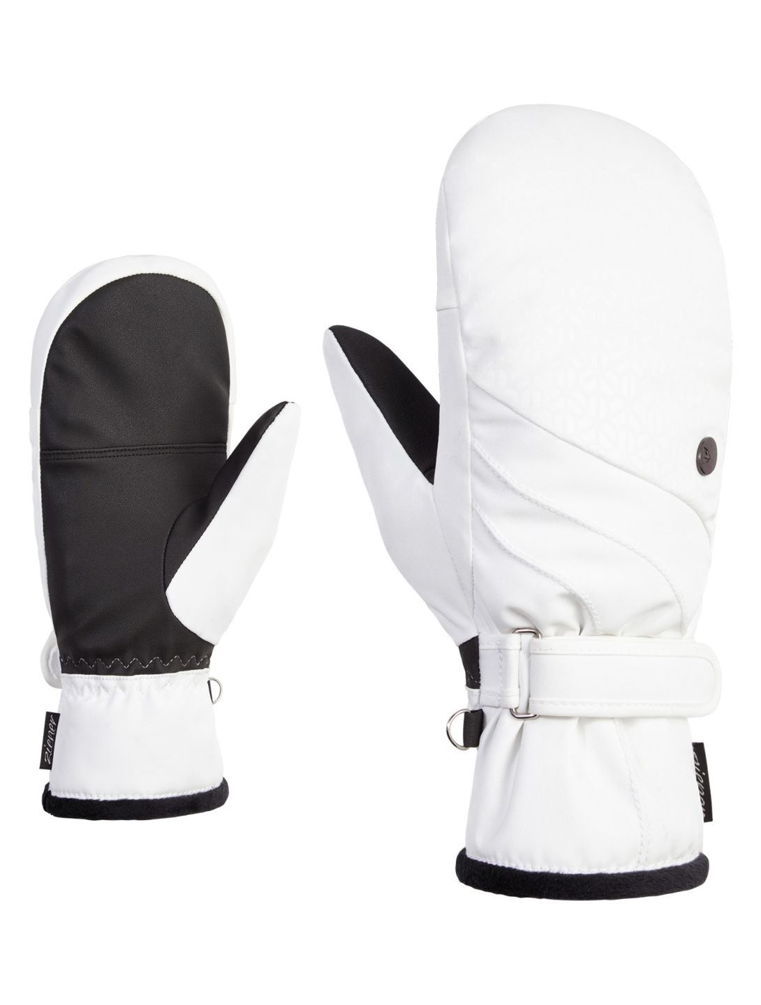 Ziener, Kasandra GL Mitten Lady guantes mujeres White blanco 