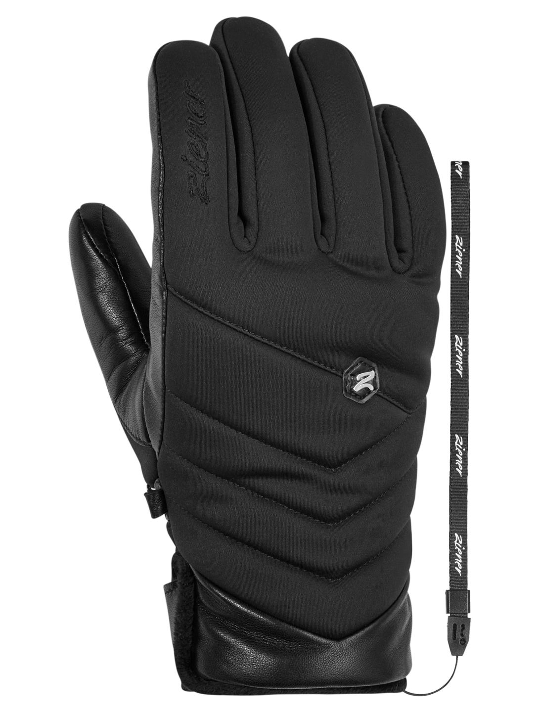 Ziener, Kilja WS PR Lady guantes de esquí mujeres Black negro 