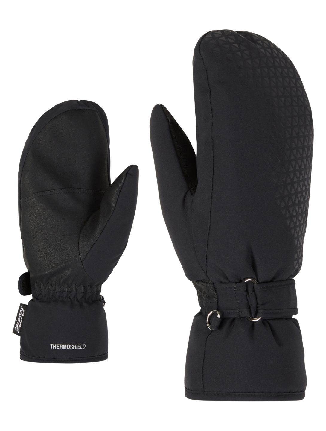 Ziener, Kisari AS® guantes mujeres Black negro 