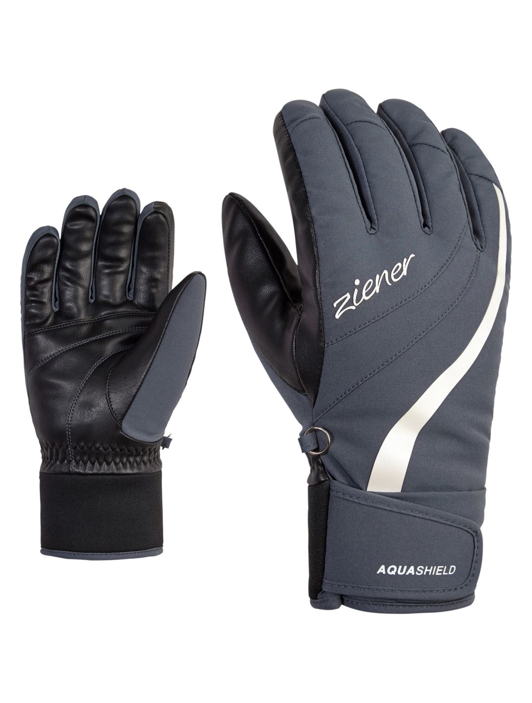 Ziener, Kitty AS® Lady guantes de esquí mujeres Ombre gris 