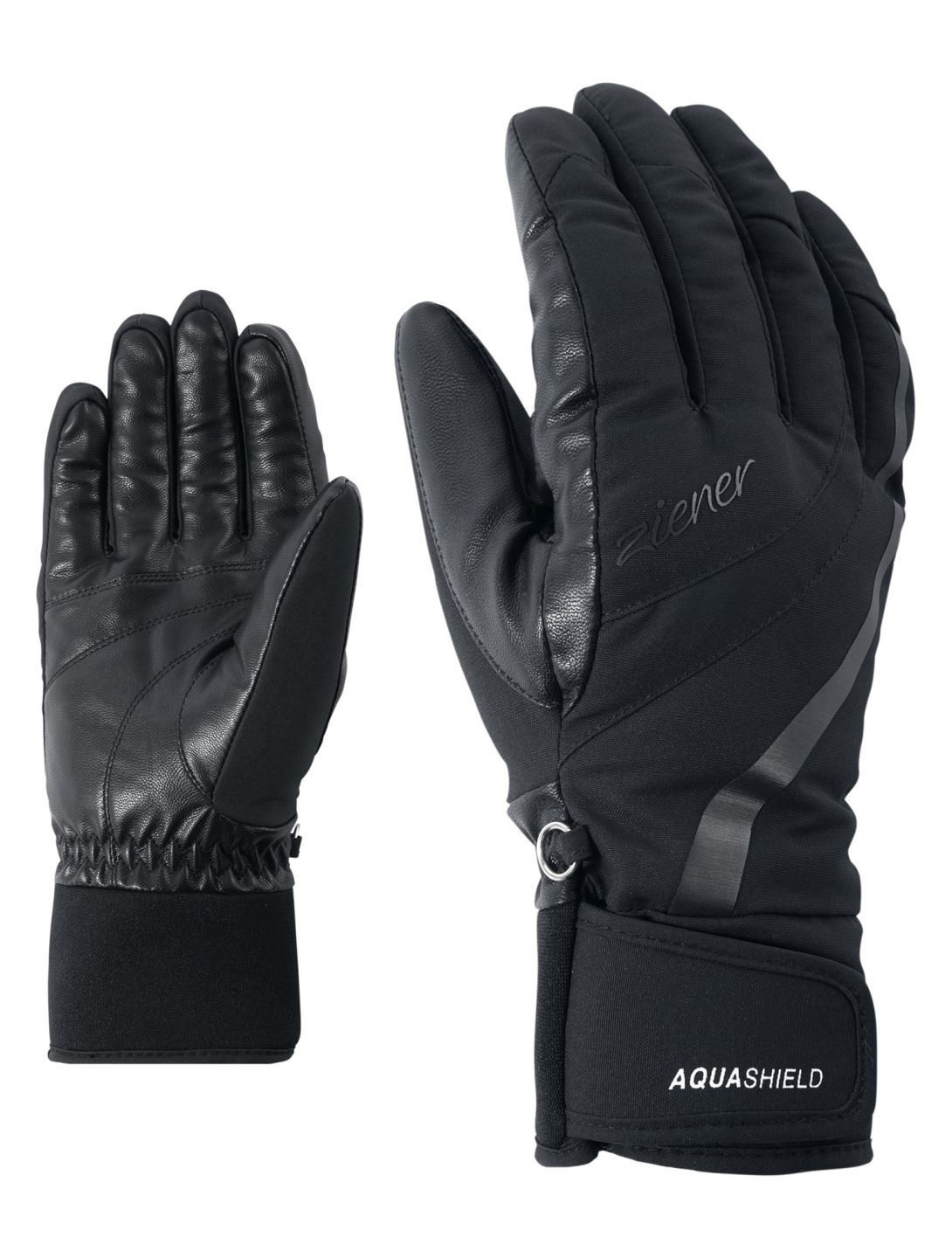 Ziener, Kitty AS® Lady guantes de esquí mujeres Black negro 