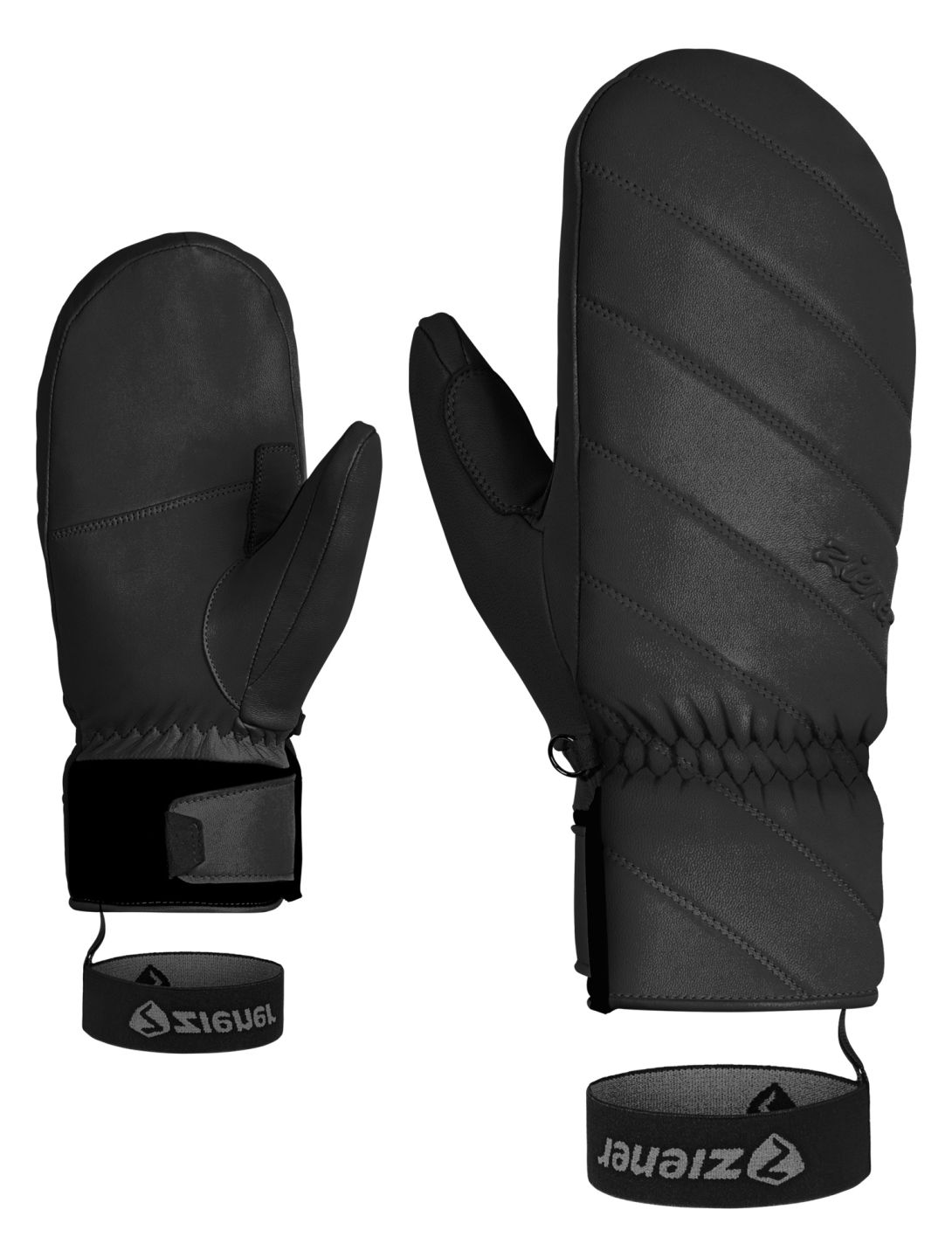 Ziener, Kumani AS® GL Mitten guantes mujeres Black negro 