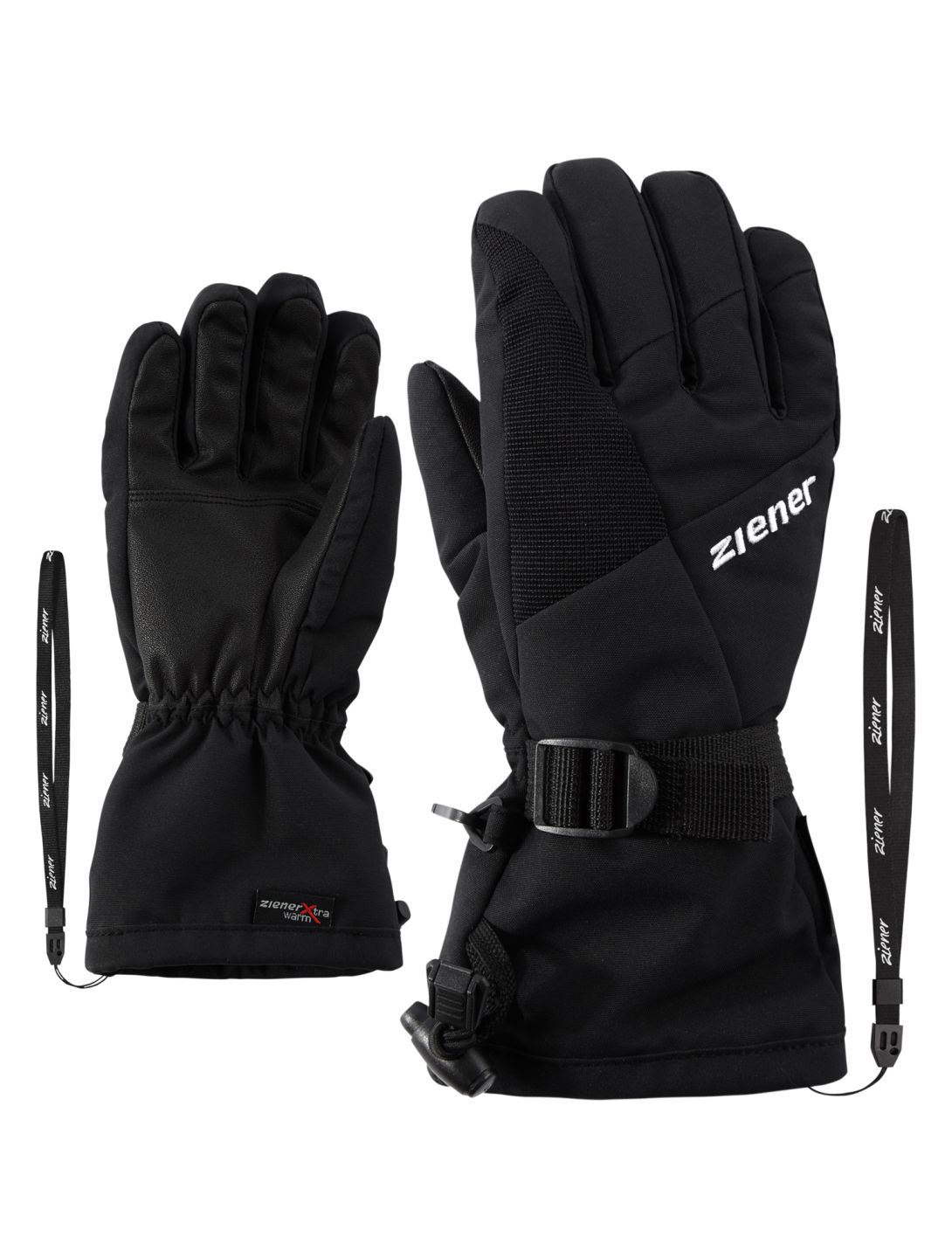 Ziener, Lani GTX Junior guantes de esquí niños Black negro 