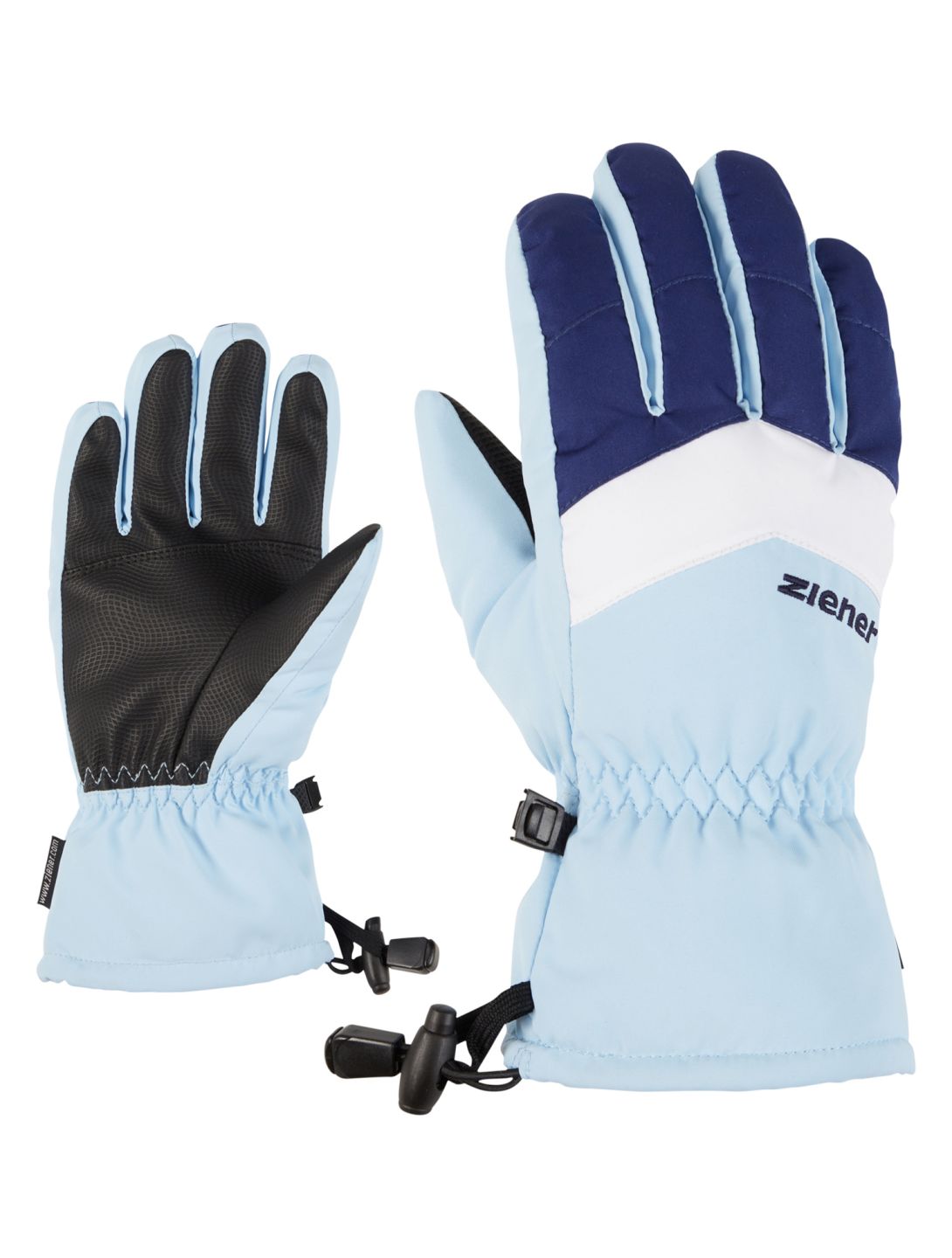 Ziener, Lett AS® Junior guantes de esquí niños Arctic Sky azul 