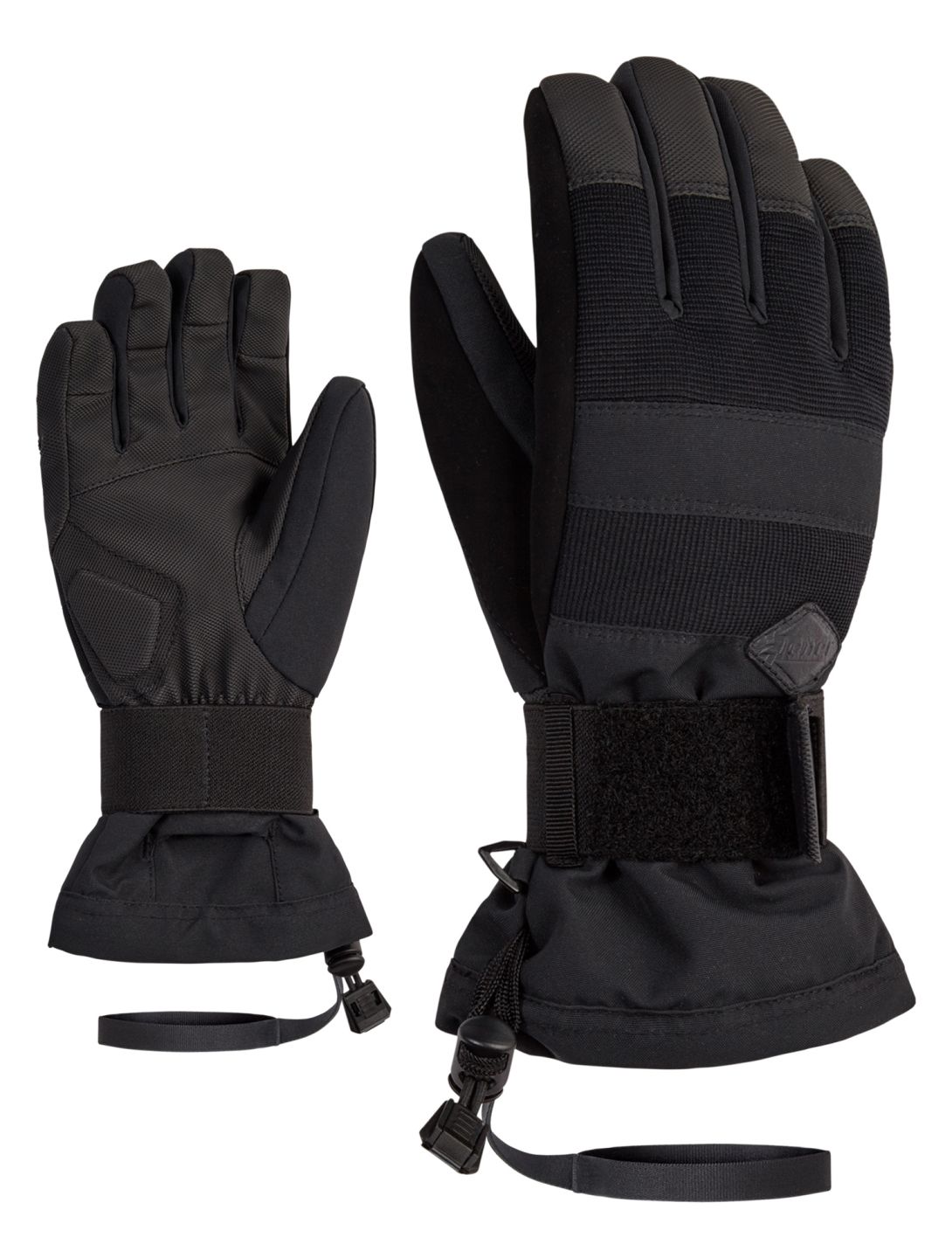 Ziener, Manu AS® Junior guantes de esquí niños Black negro 