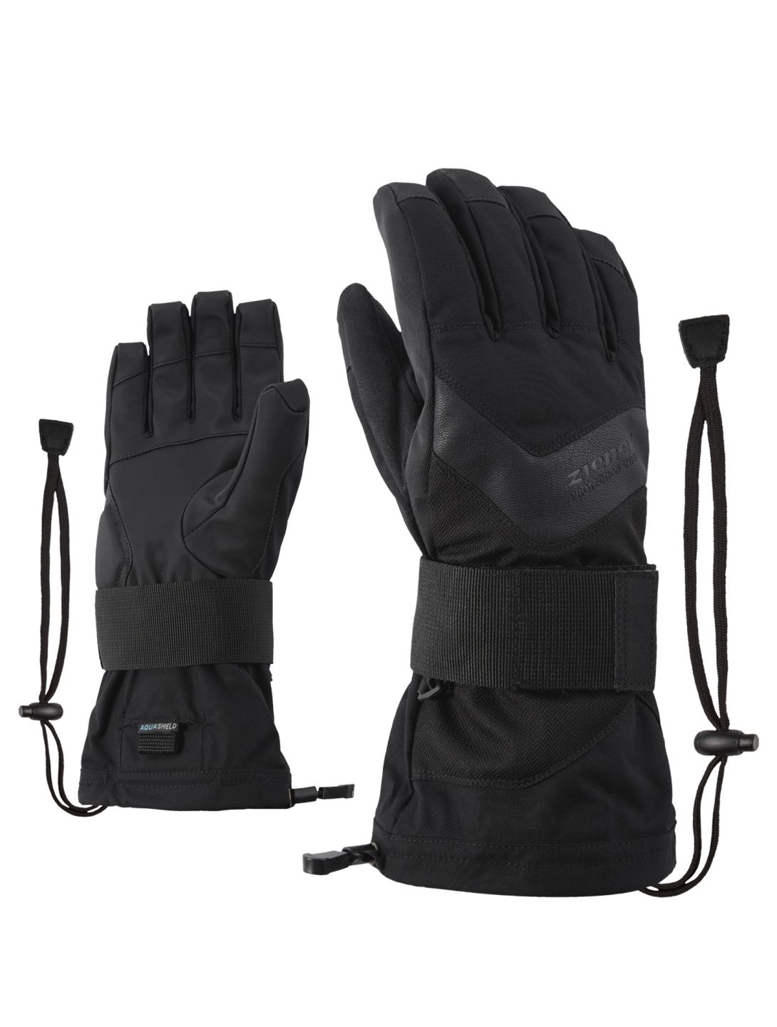 Ziener, Milan AS® guantes de esquí hombres Black Hb negro 