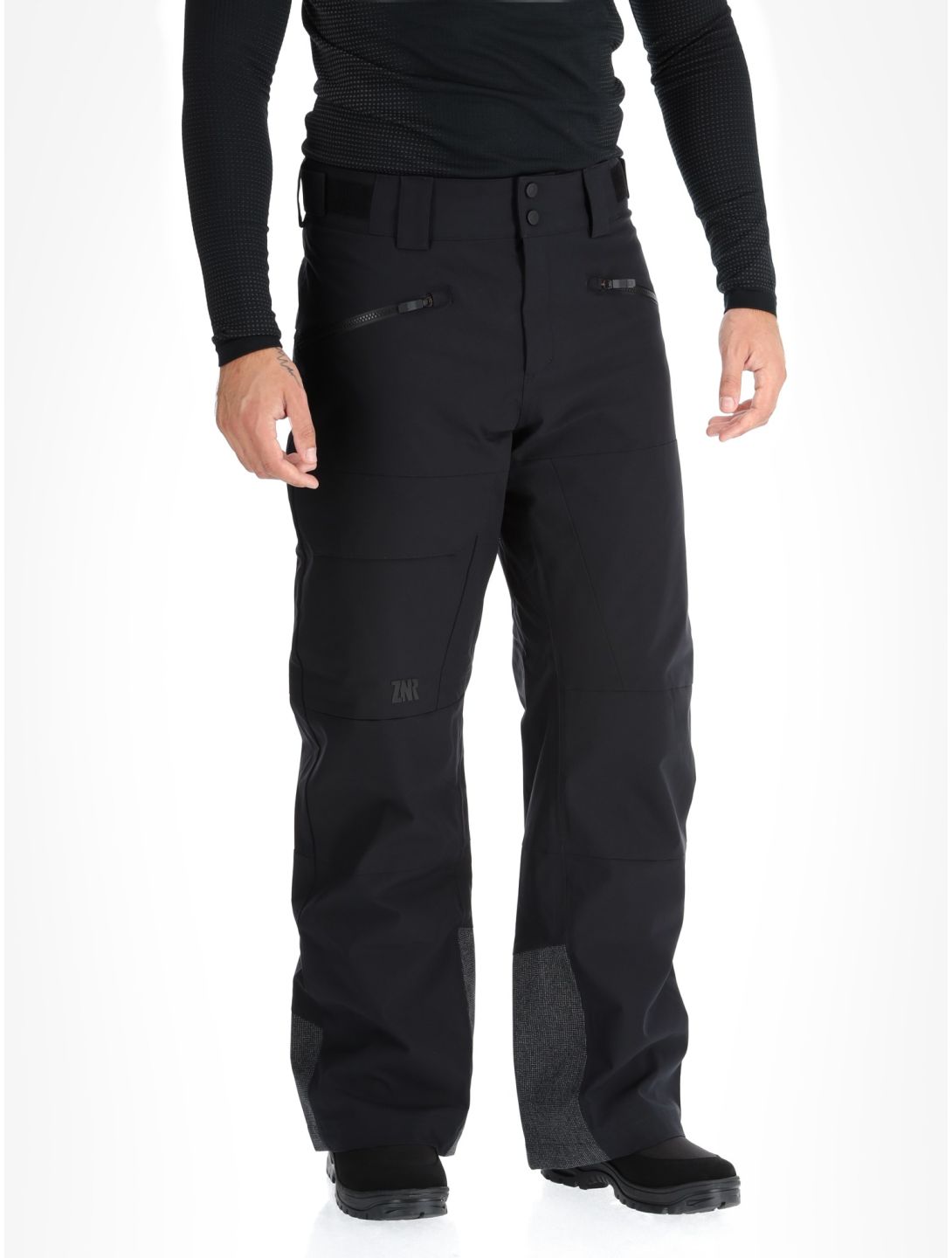 Ziener, Rappold pantalones de esquí hombres Black negro 