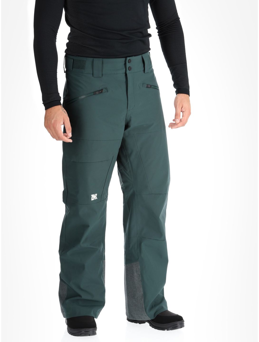 Ziener, Rappold pantalones de esquí hombres Dark Jungle verde 