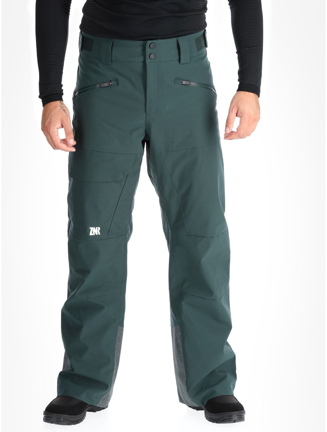 Ziener, Rappold pantalones de esquí hombres Dark Jungle verde 