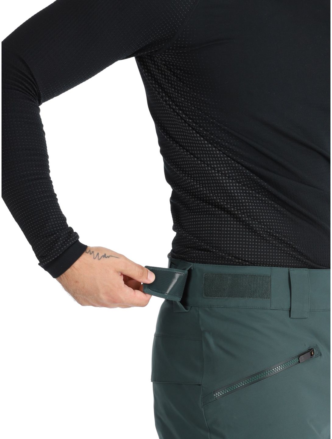 Ziener, Rappold pantalones de esquí hombres Dark Jungle verde 