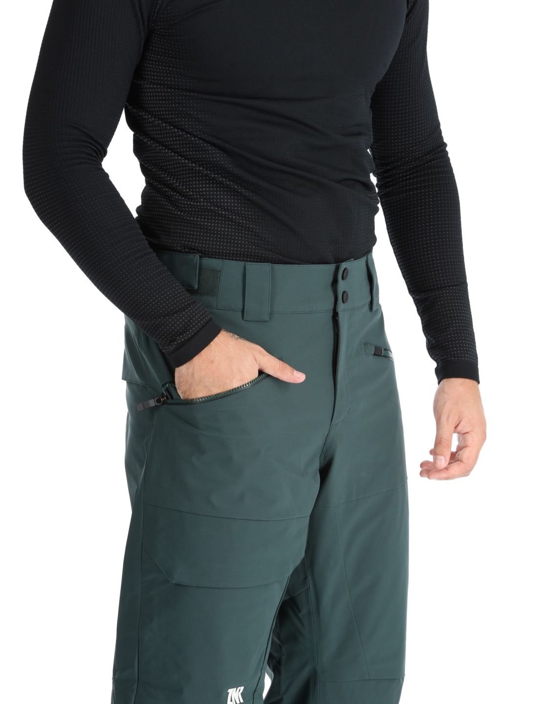 Ziener, Rappold pantalones de esquí hombres Dark Jungle verde 