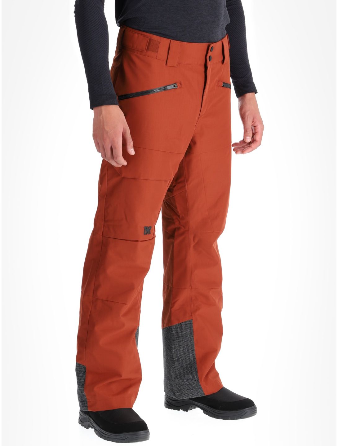 Ziener, Rappold pantalones de esquí hombres Woody Brown marrón 