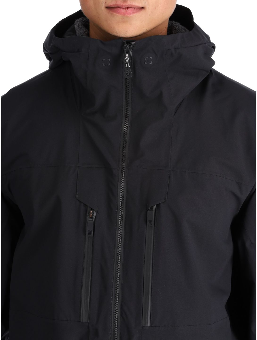 Ziener, Reyk chaqueta de esquí hombres Black negro 