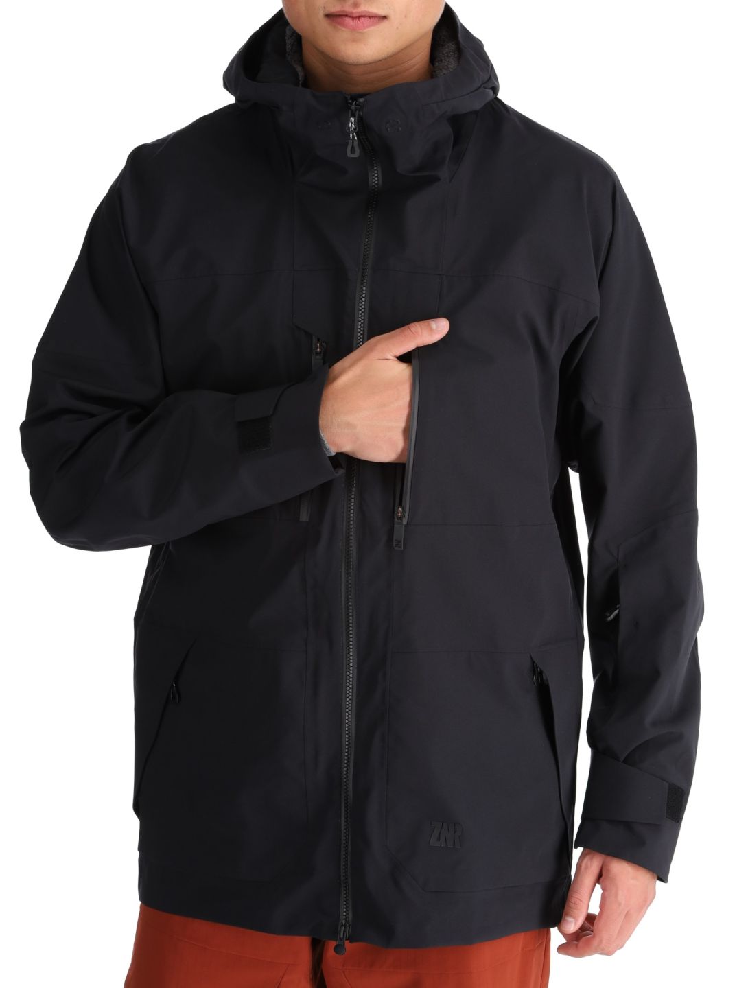 Ziener, Reyk chaqueta de esquí hombres Black negro 