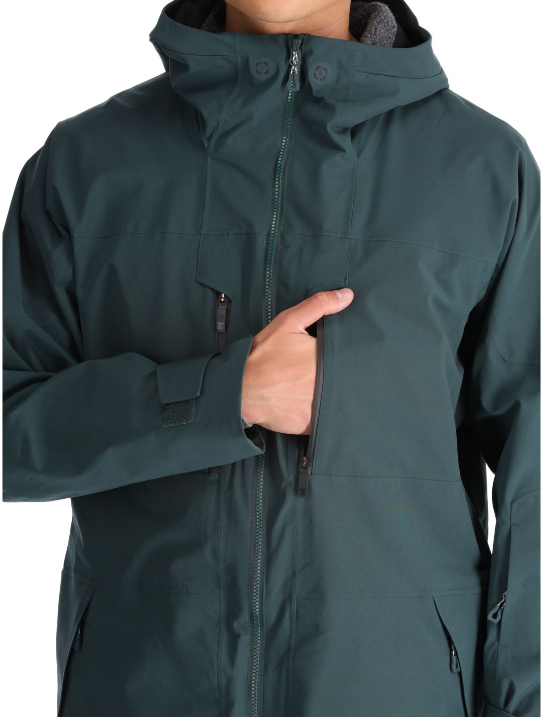 Ziener, Reyk chaqueta de esquí hombres Dark Jungle verde 