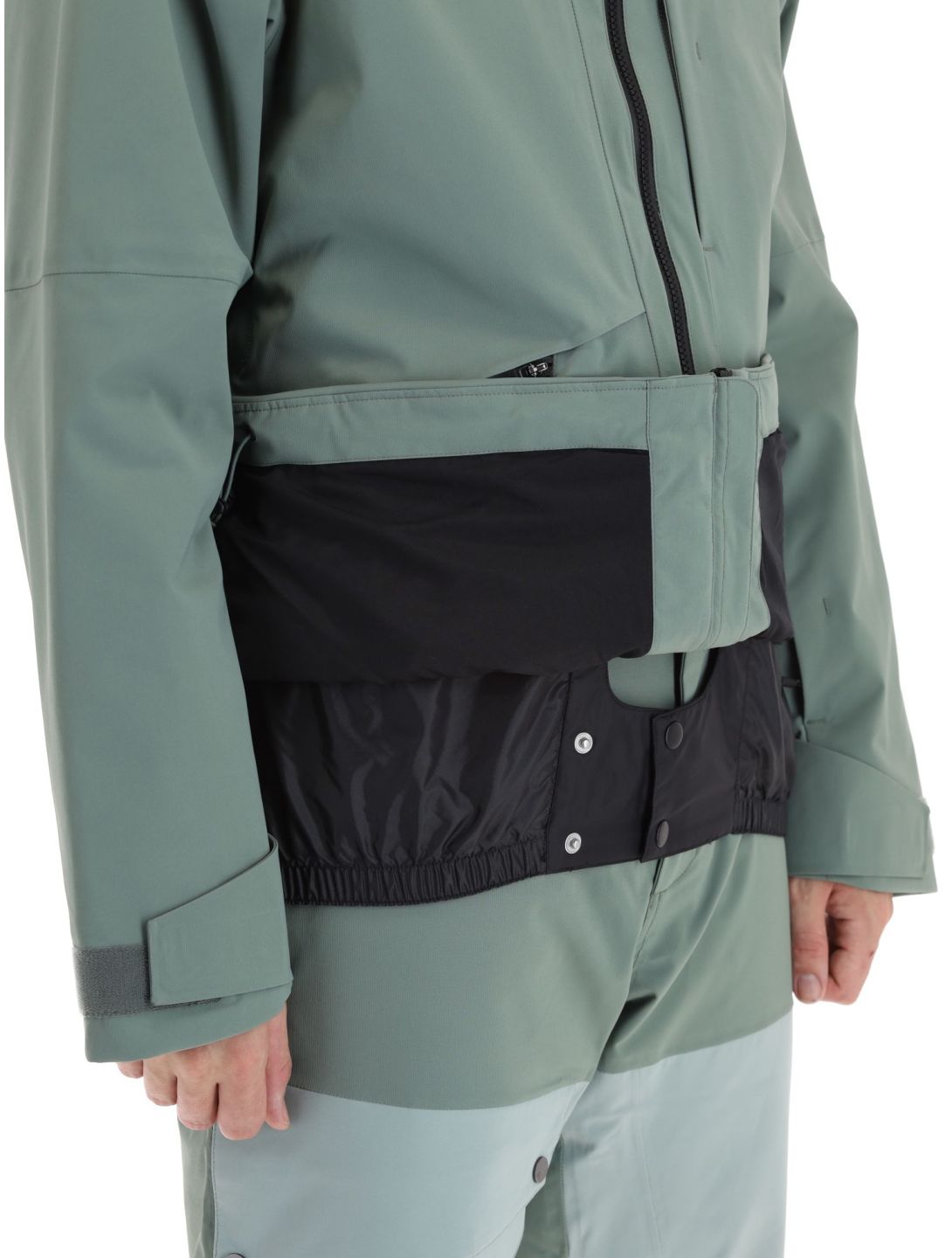 Ziener, Tahan chaqueta de esquí hardshell hombres Green Mud verde 