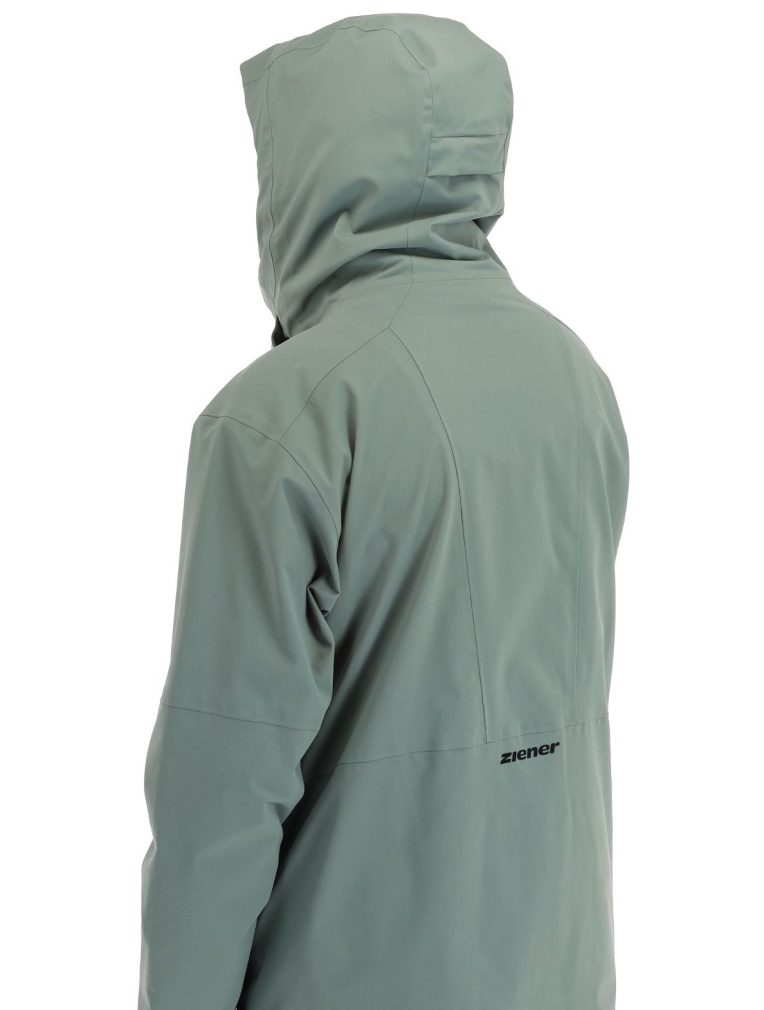 Ziener, Tahan chaqueta de esquí hardshell hombres Green Mud verde 