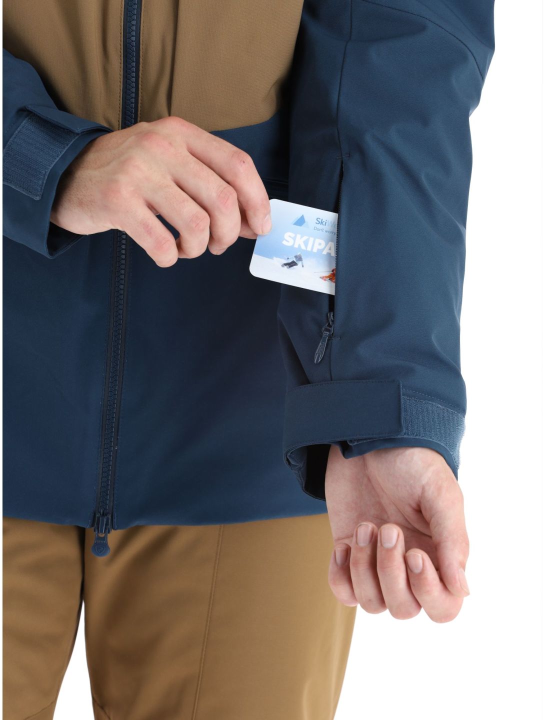 Ziener, Triglav chaqueta de esquí hombres Hale Navy azul, verde 