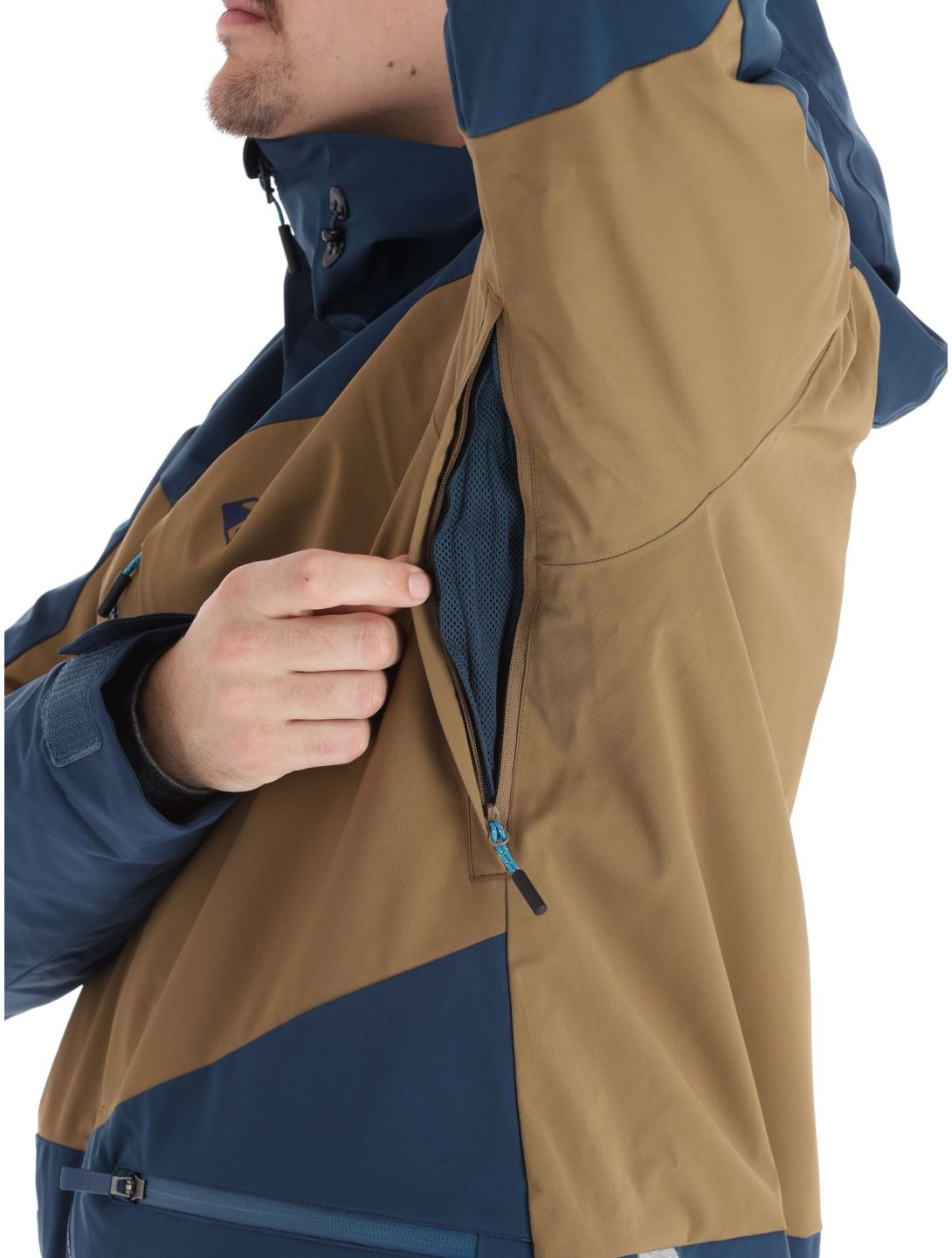 Ziener, Triglav chaqueta de esquí hombres Hale Navy azul, verde 