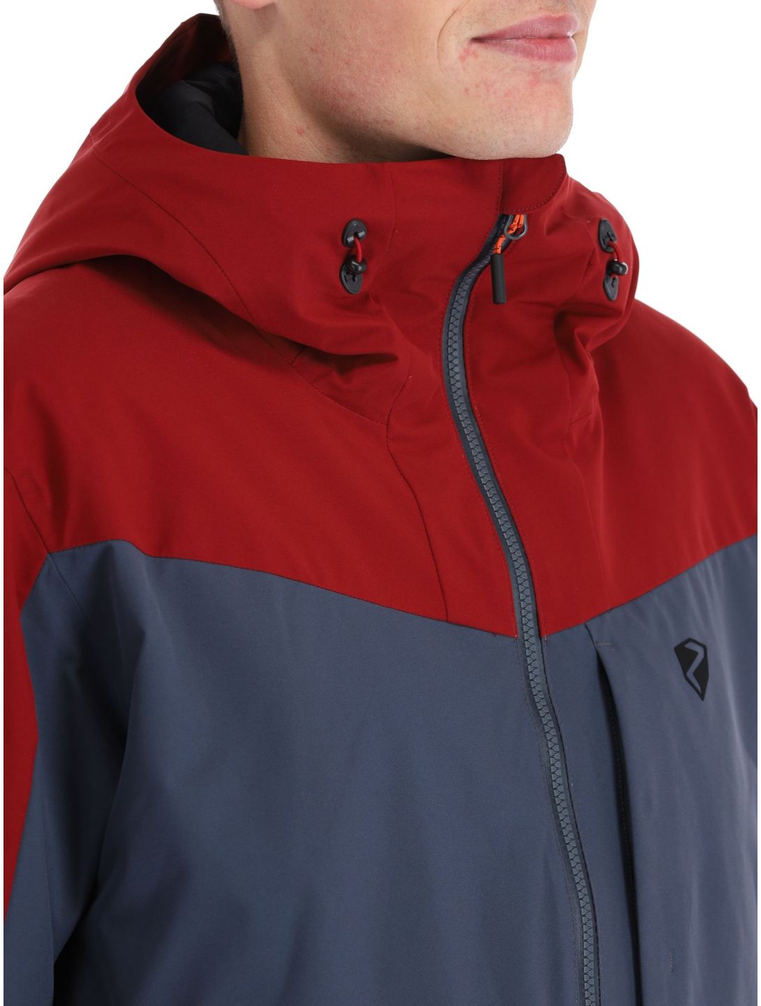 Ziener, Triglav chaqueta de esquí hombres Red Cabin gris, rojo 