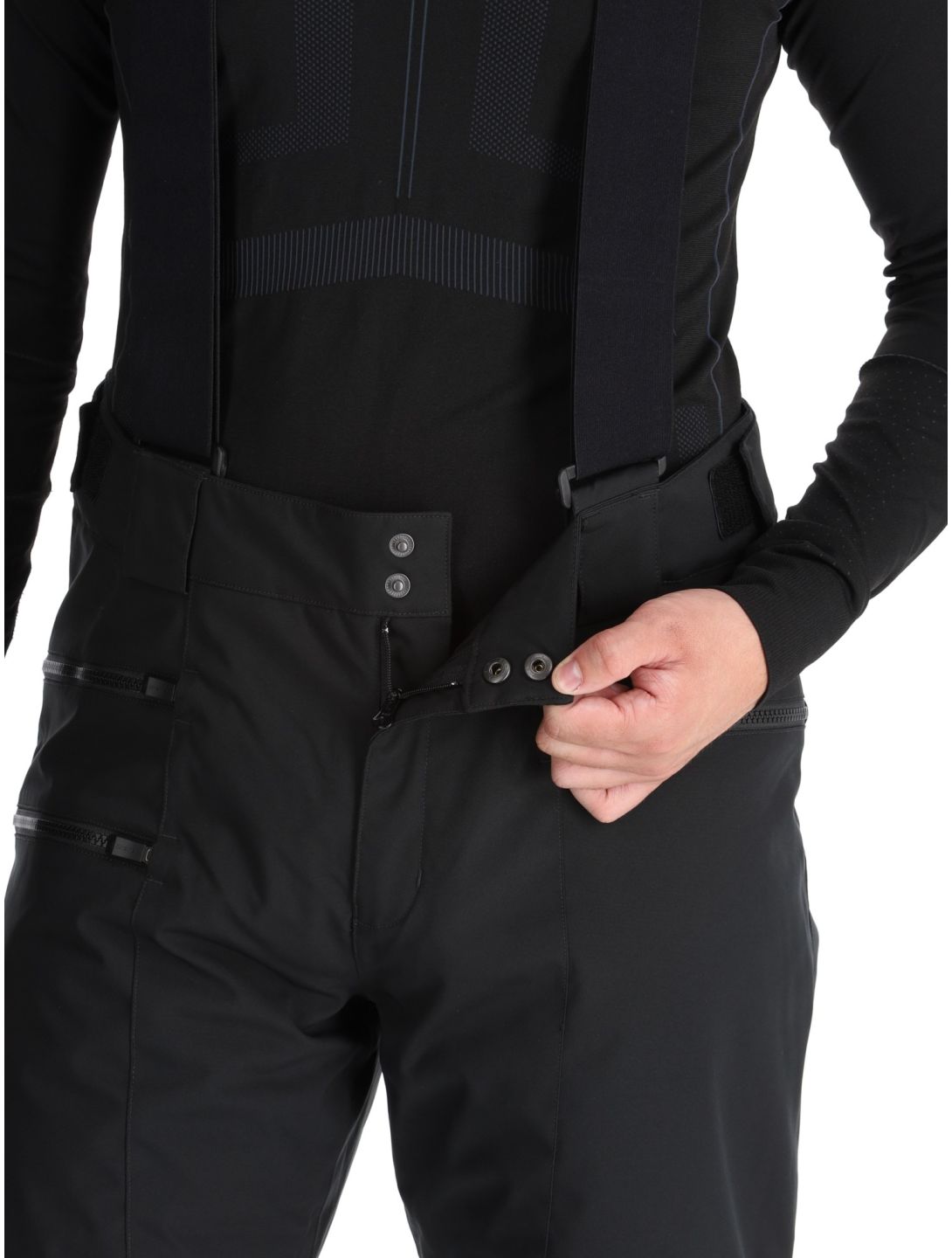 Ziener, Tronador pantalones de esquí hombres Black negro 