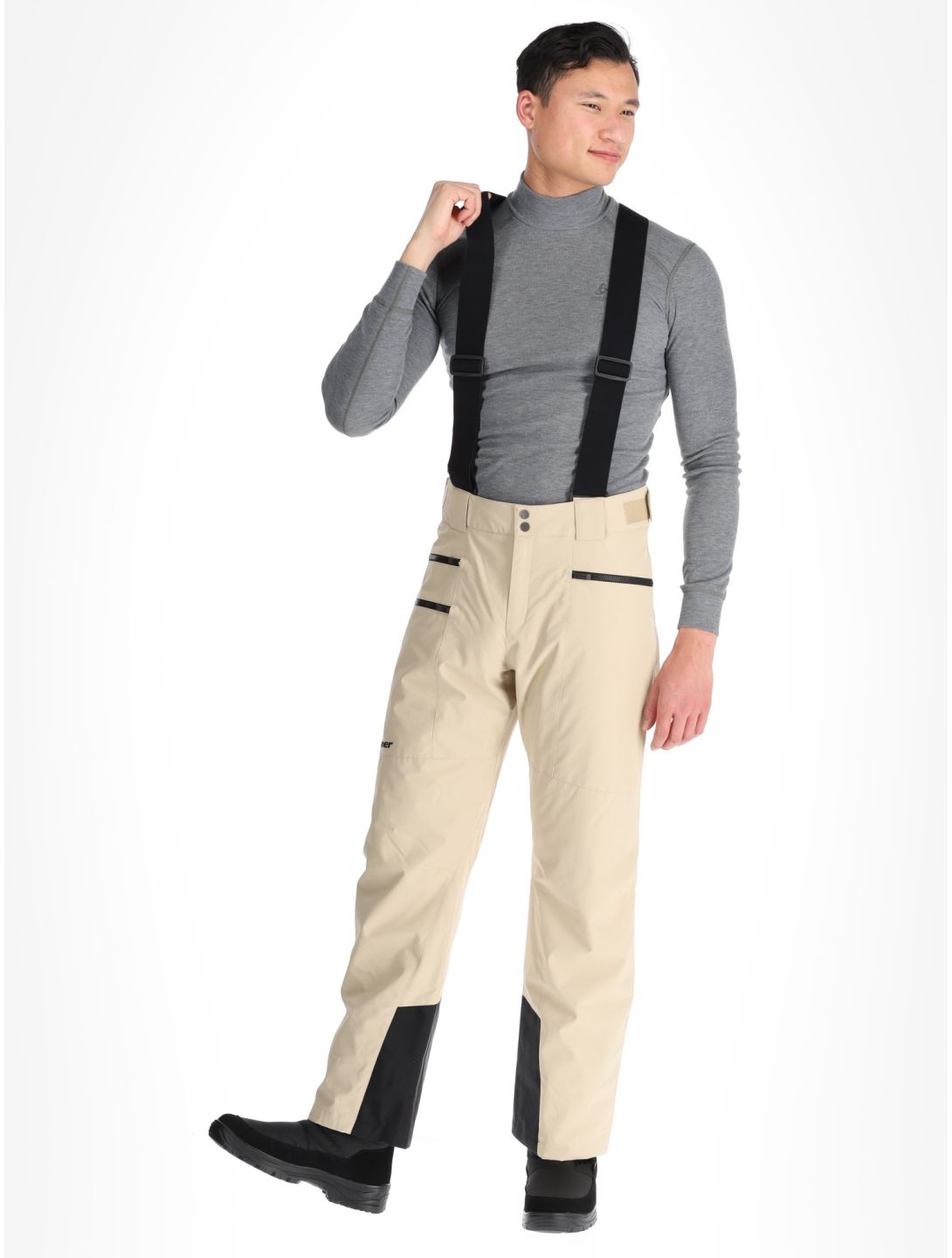 Ziener, Tronador pantalones de esquí hombres Cashew Ripstop beige 