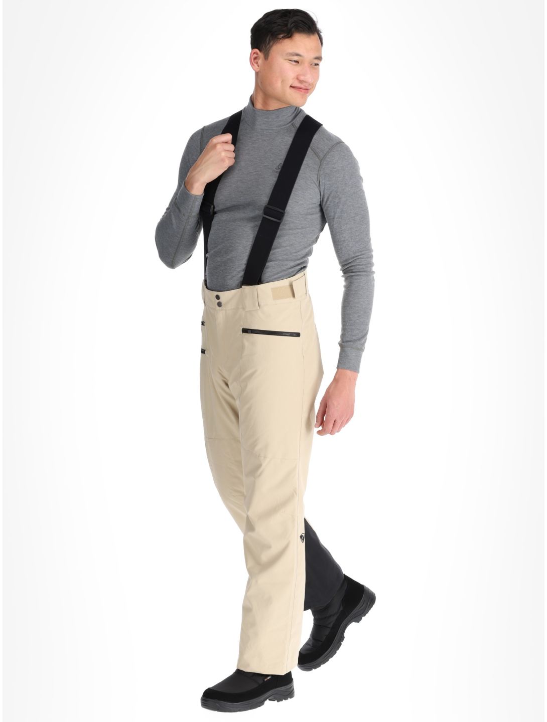 Ziener, Tronador pantalones de esquí hombres Cashew Ripstop beige 