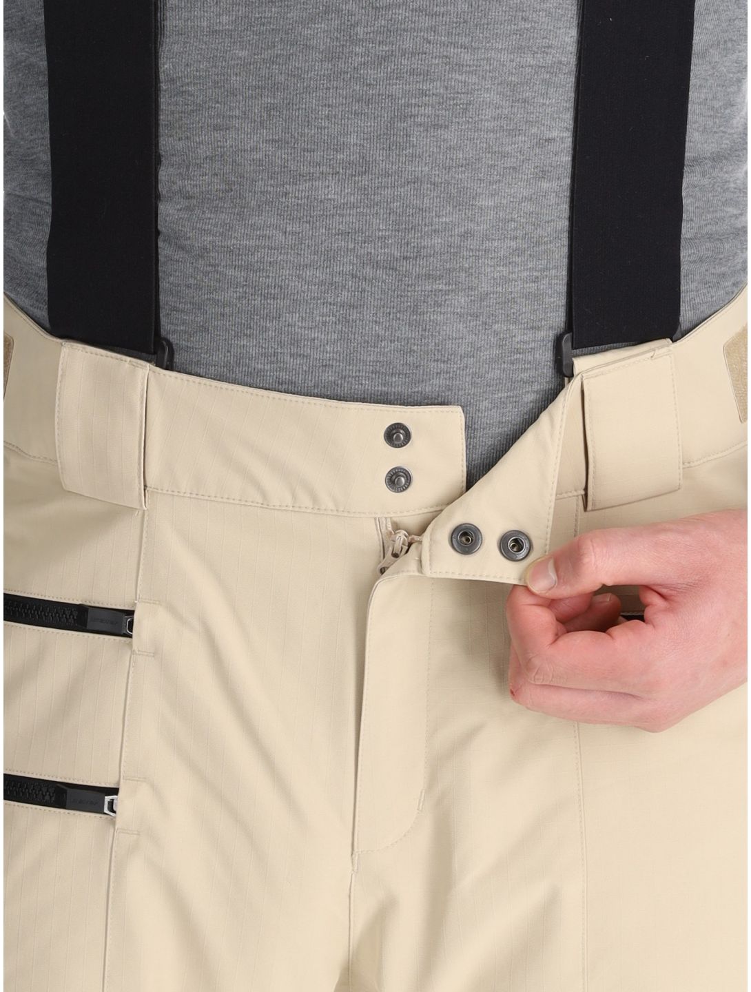 Ziener, Tronador pantalones de esquí hombres Cashew Ripstop beige 