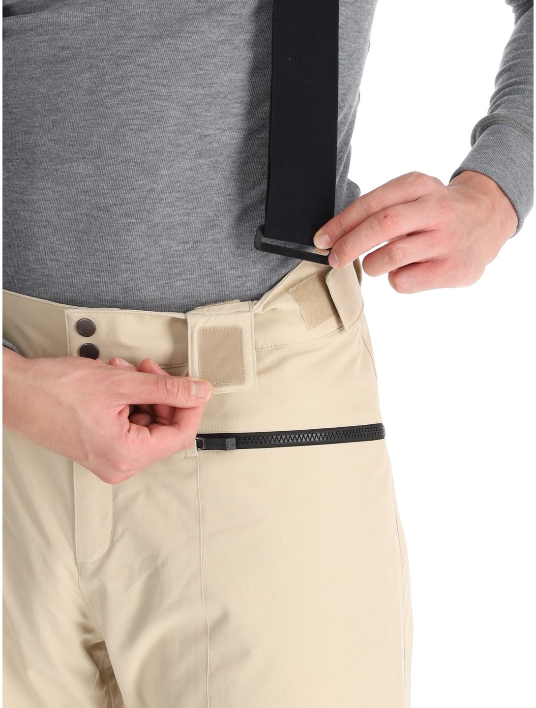 Ziener, Tronador pantalones de esquí hombres Cashew Ripstop beige 