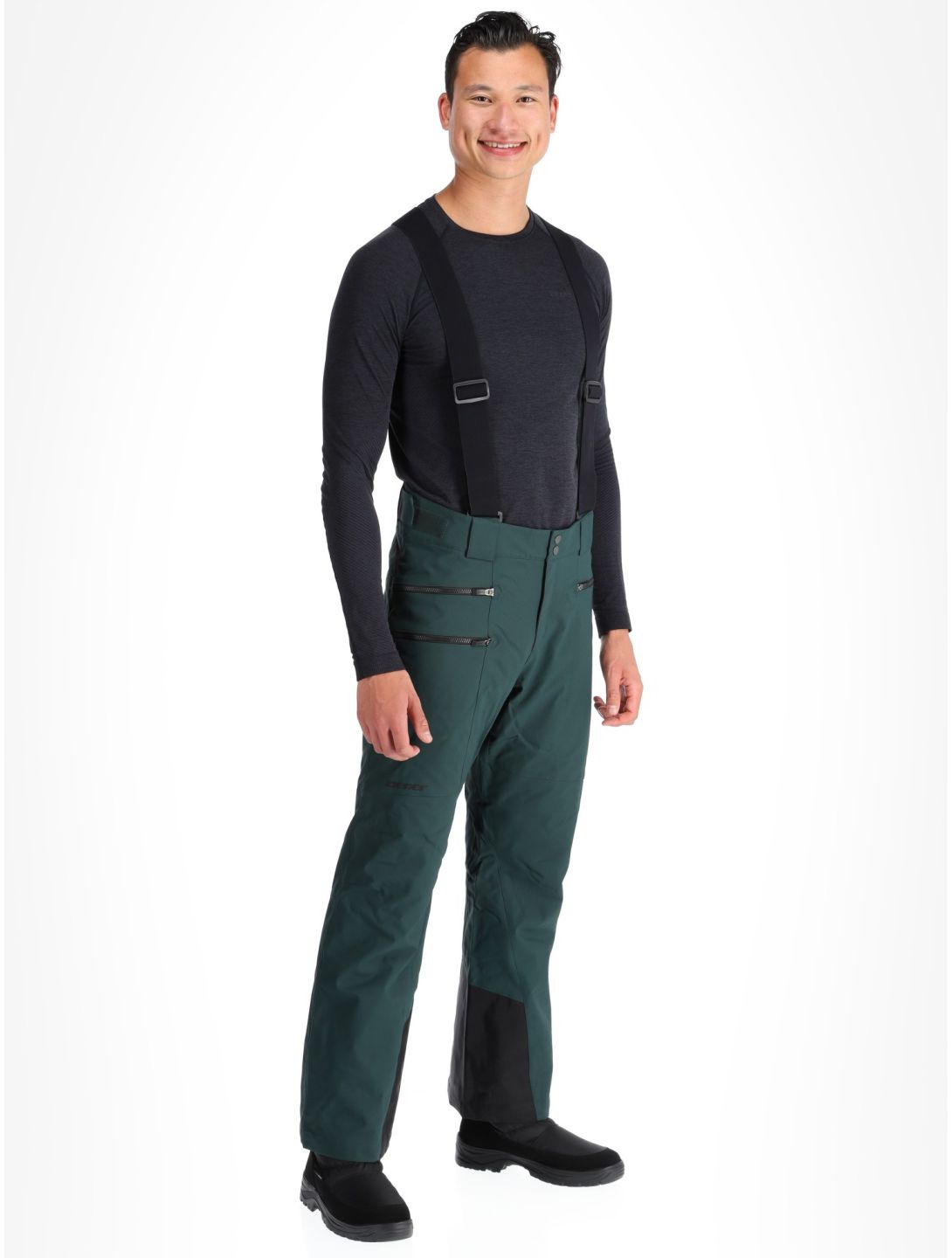 Ziener, Tronador pantalones de esquí hombres Dark Jungle verde 