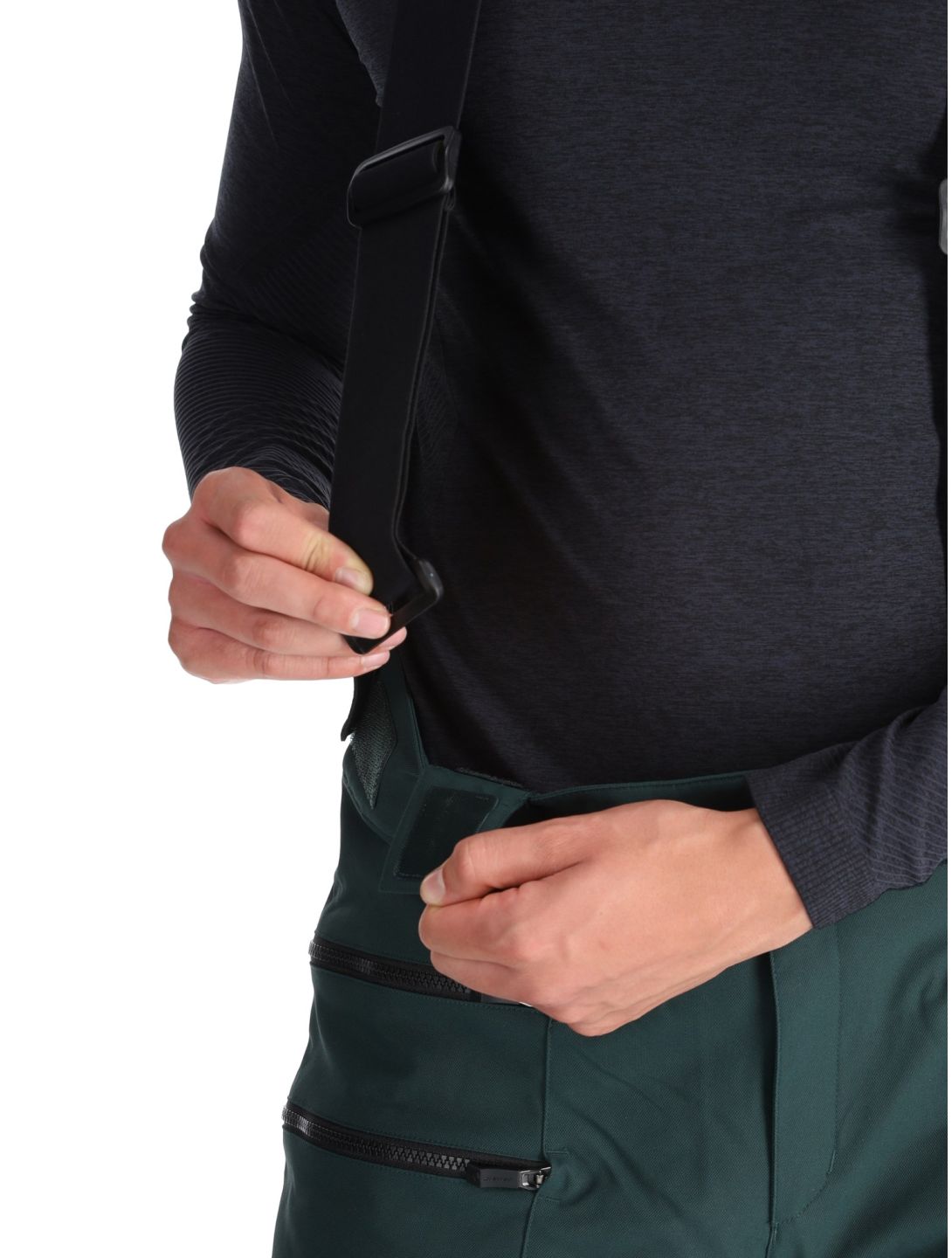 Ziener, Tronador pantalones de esquí hombres Dark Jungle verde 