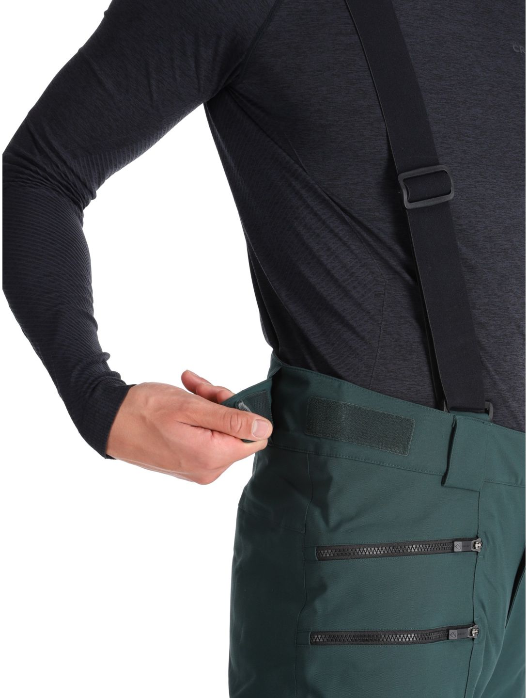 Ziener, Tronador pantalones de esquí hombres Dark Jungle verde 